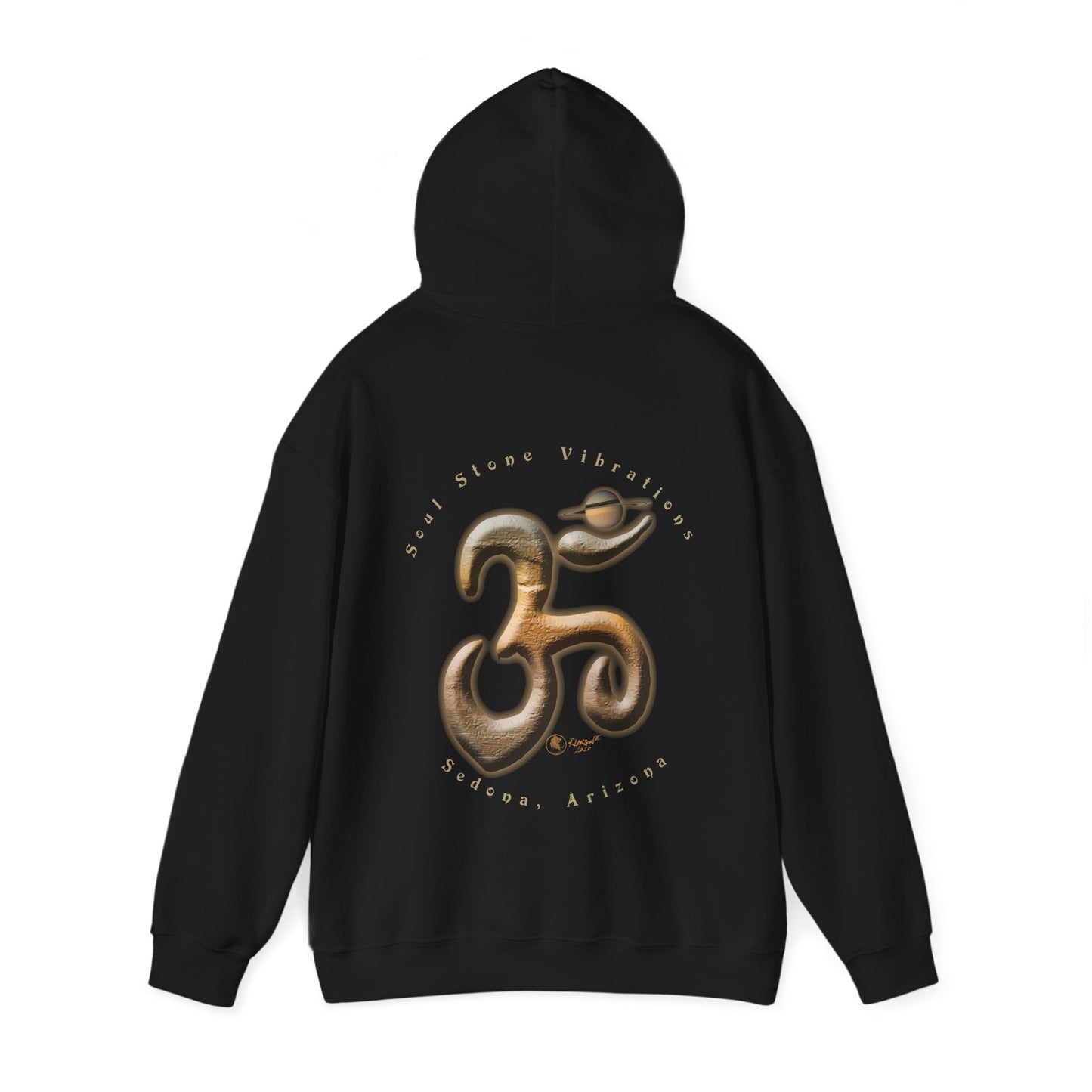 Planetary OM Saturian (Saturn) Unisex Heavy Blend™ Hooded Sweatshirt