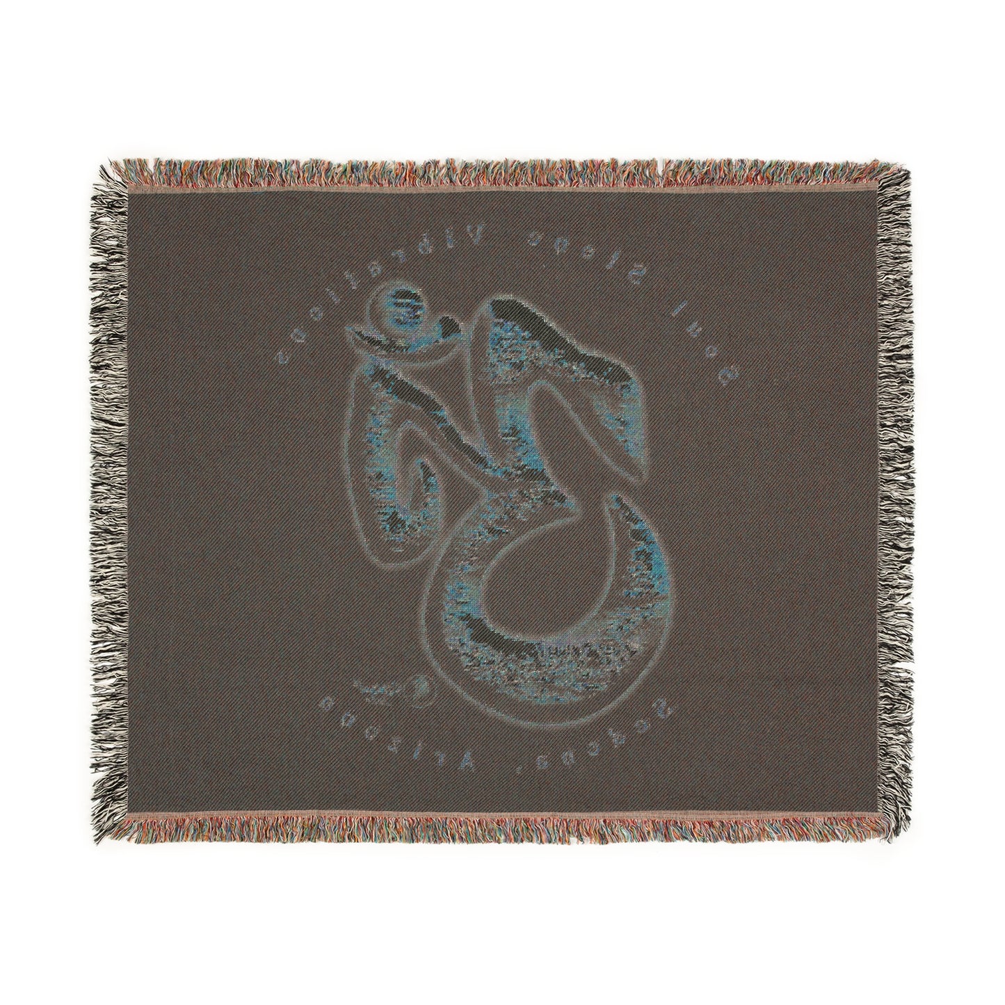 Jupiter Planetary Om Woven Blanket
