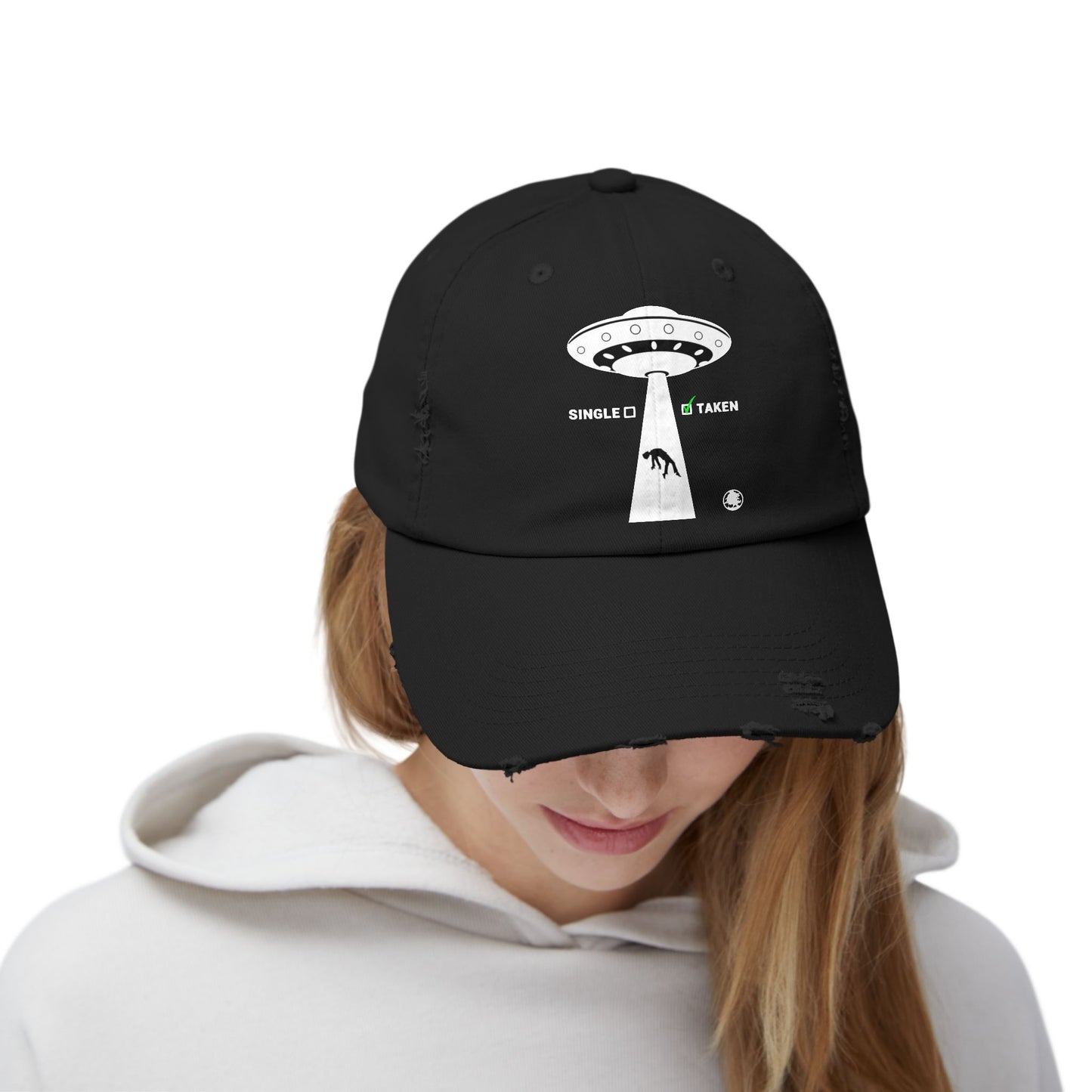 Taken Unisex Distressed Cap