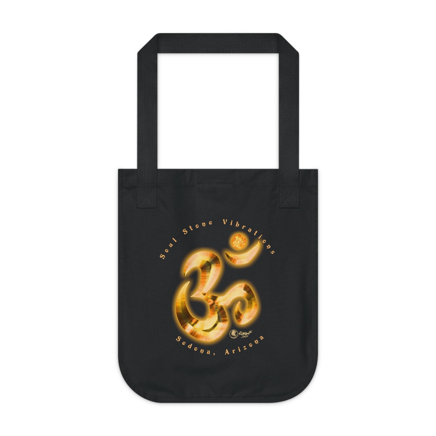 Planetary OM Solar Canvas Tote Bag 100% Organic Cotton
