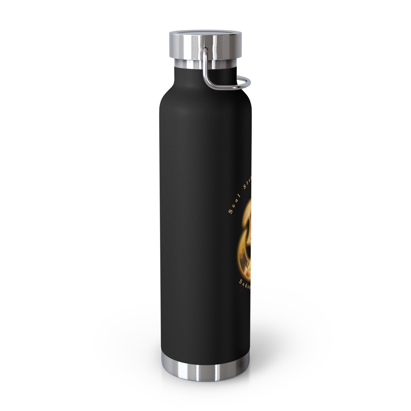 Solar Planetary Om Copper Vacuum Insulated Bottle, 22oz