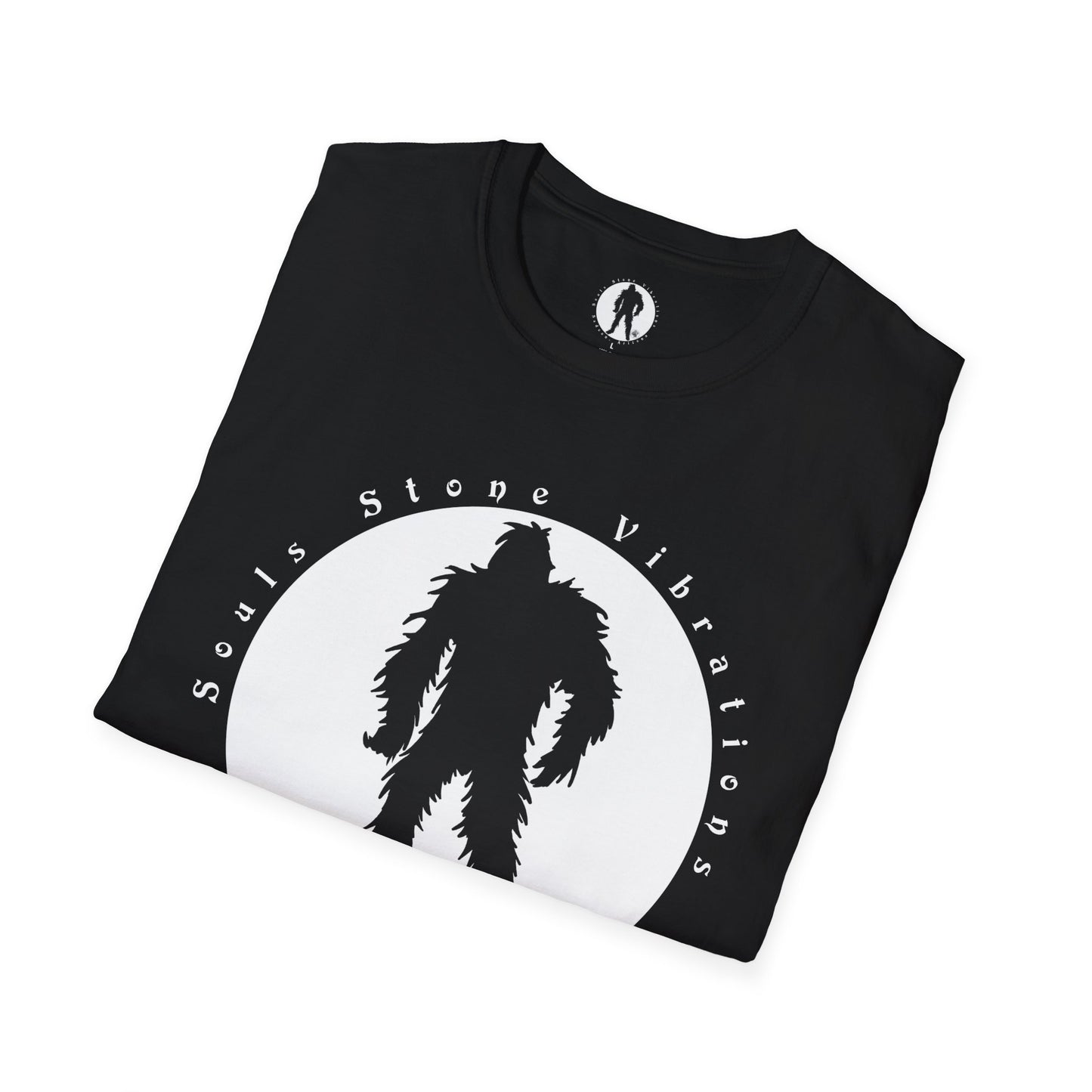 Bigfoot White circle Unisex Softstyle T-Shirt