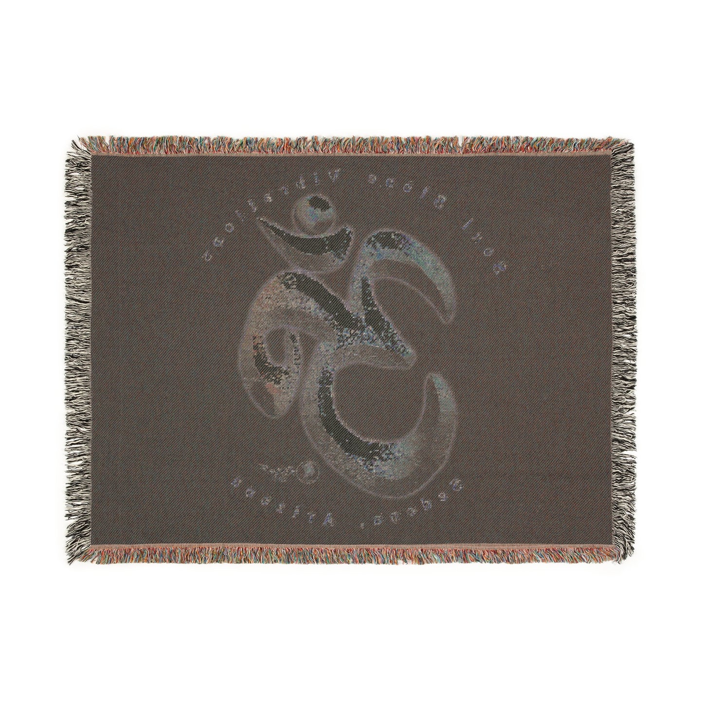 Pluto Planetary Om Woven Blanket