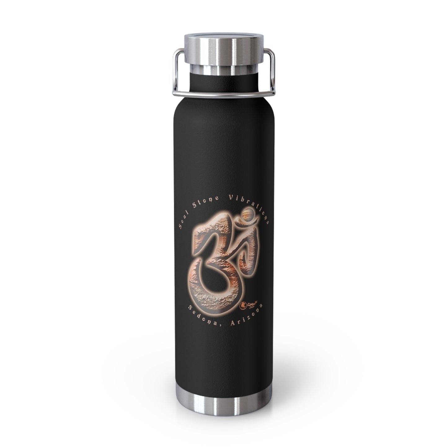 Jupiter Planetary Om Copper Vacuum Insulated Bottle, 22oz