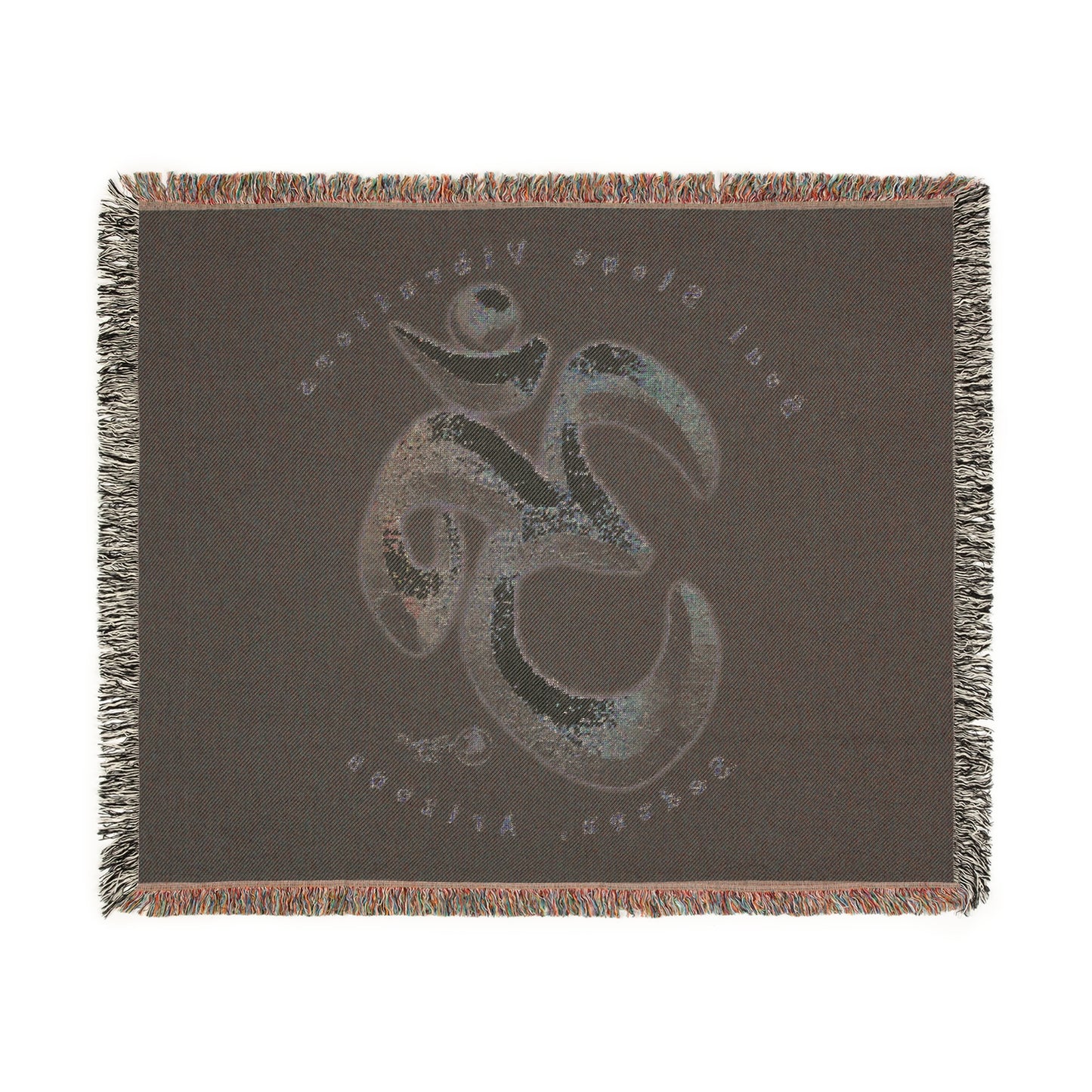 Pluto Planetary Om Woven Blanket