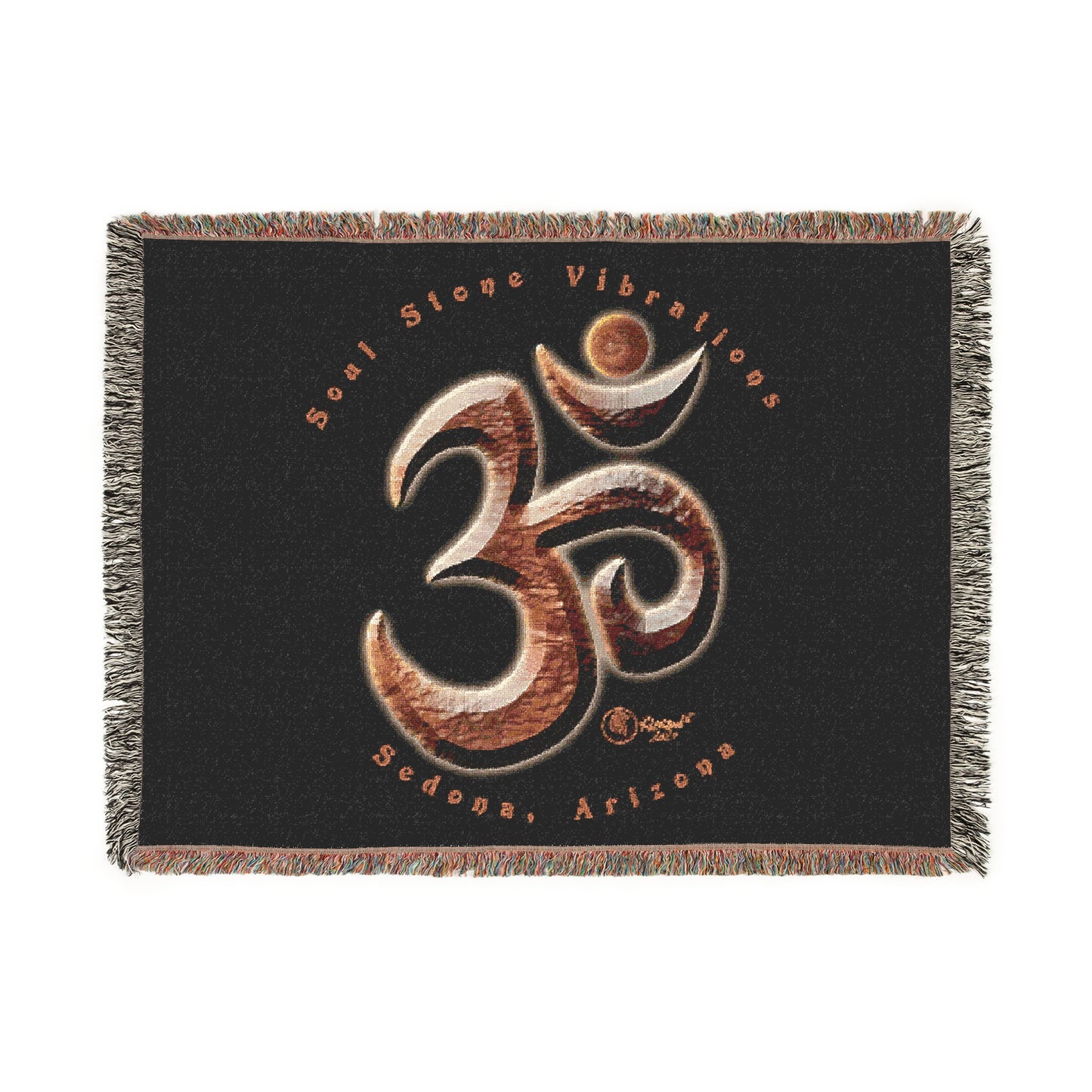 Venus Planetary Om Woven Blanket