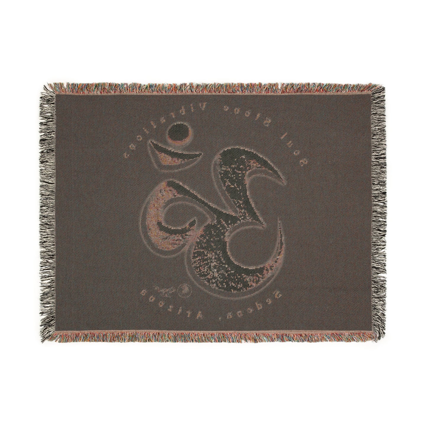 Ouranos Planetary Om Woven Blanket