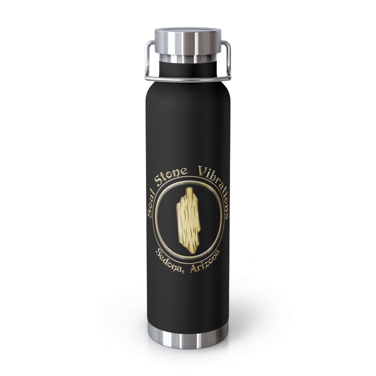 Soul Stone Vibration Logo Copper Vacuum Insulated Bottle, 22oz