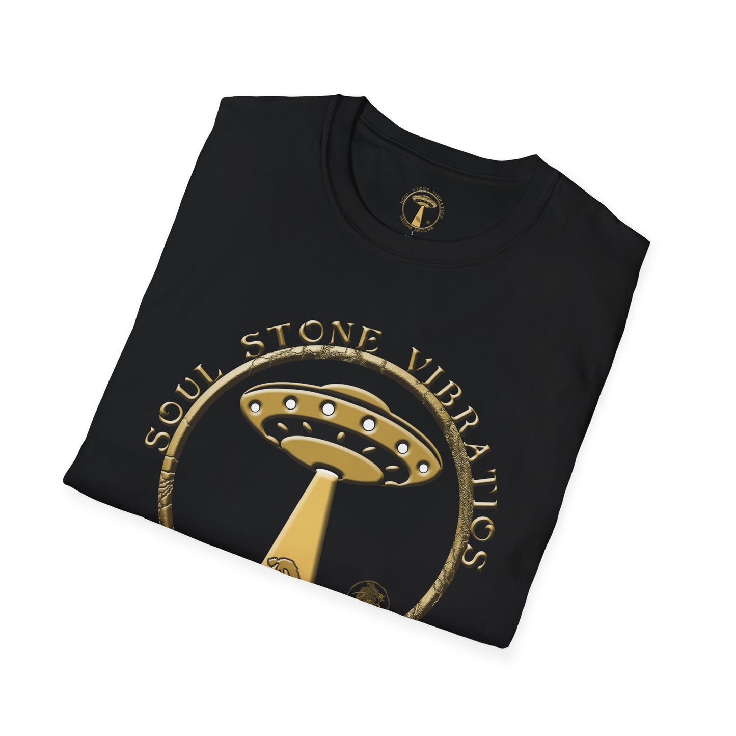 UFO gold & Taken Unisex Softstyle T-Shirt