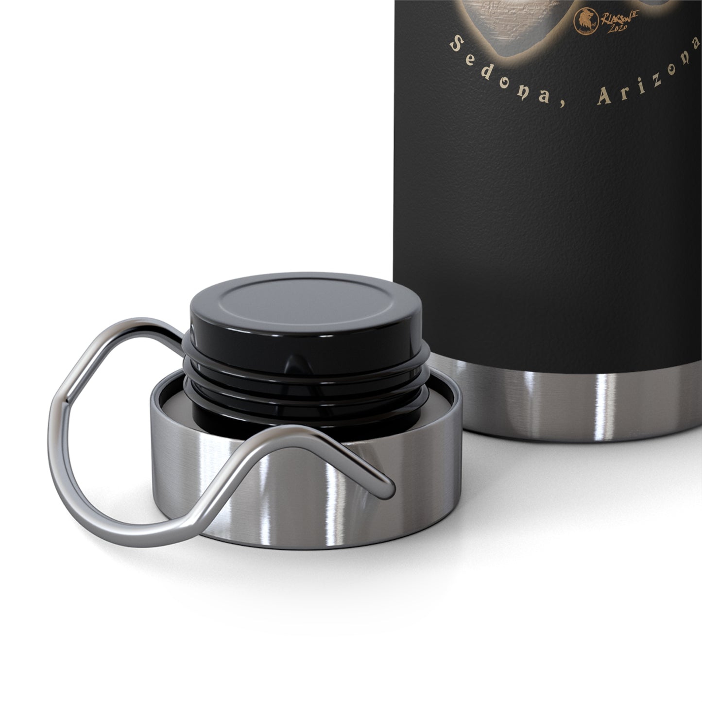 Saturn Planetary Om Copper Vacuum Insulated Bottle, 22oz