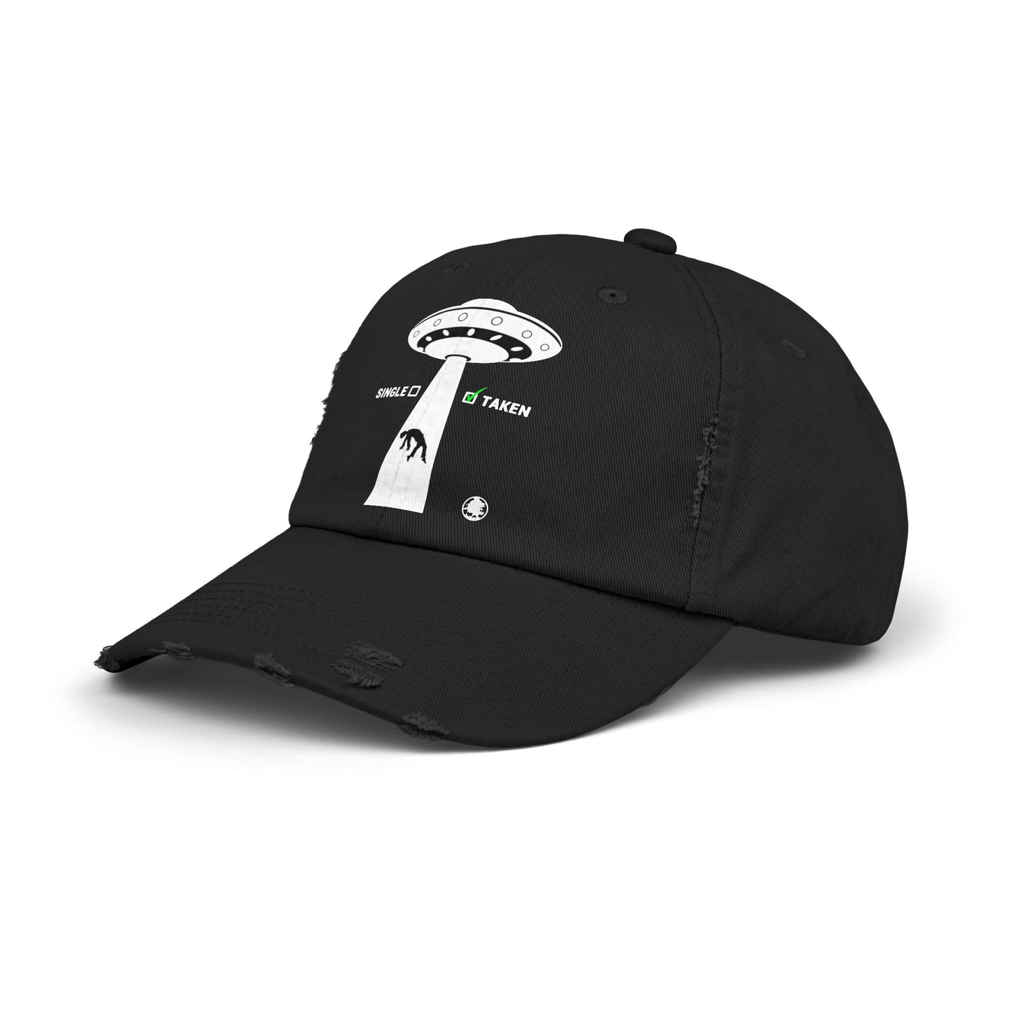Taken Unisex Distressed Cap