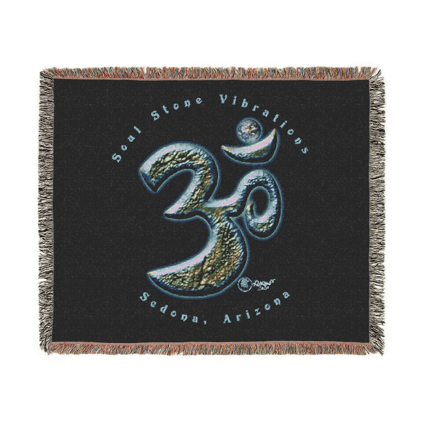 Terra (Earth) Planetary Om Woven Blanket