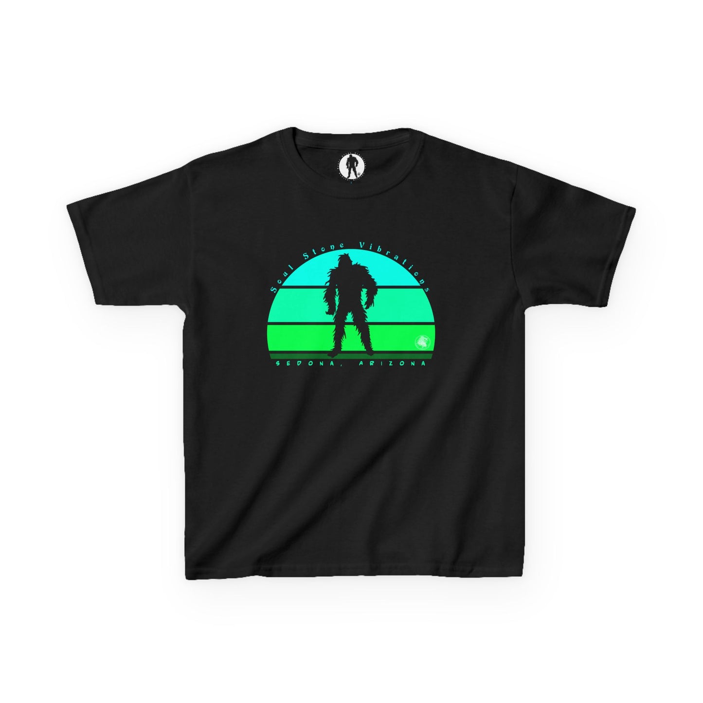 Bigfoot Sky Forest Kids Heavy Cotton™ Tee
