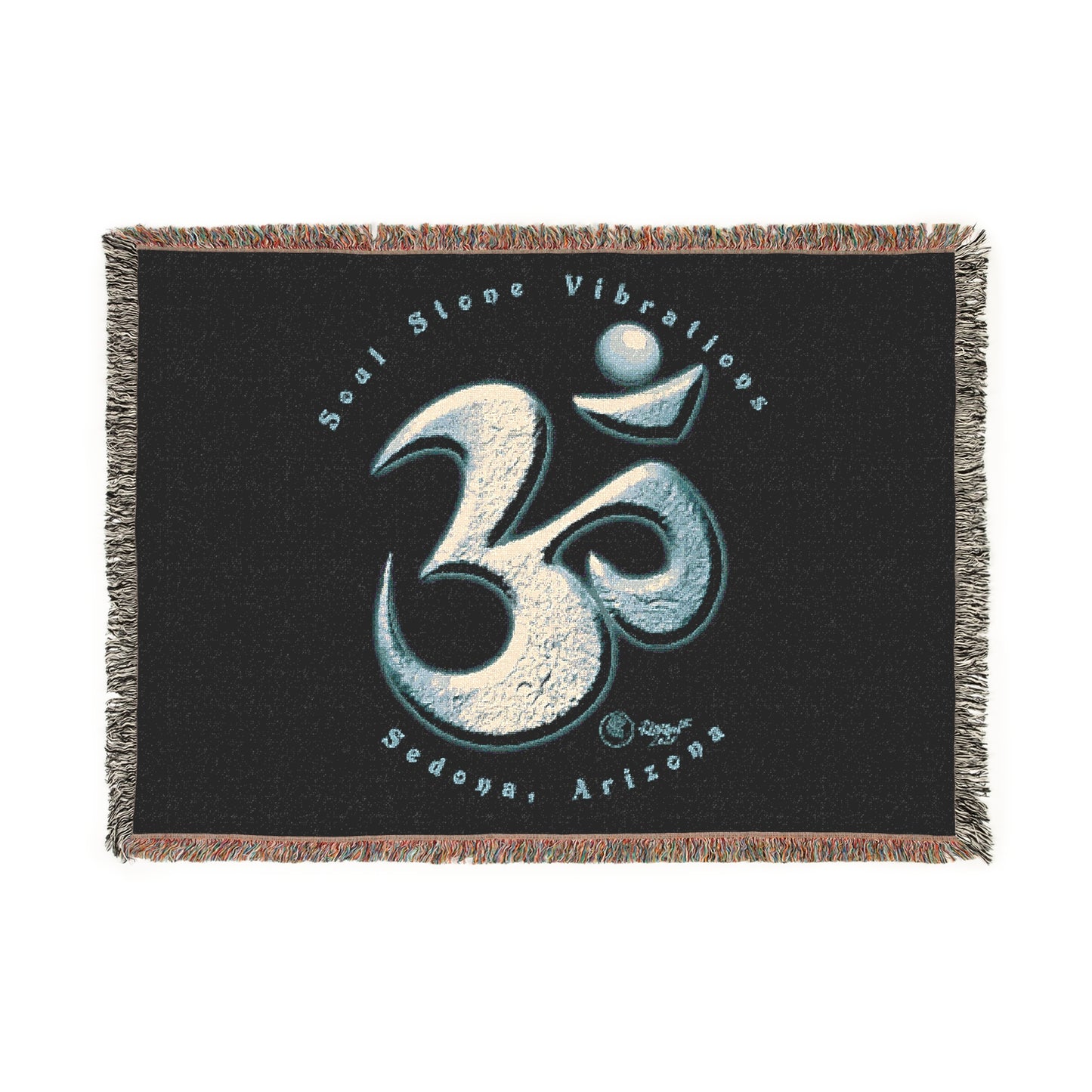 Ouranos Planetary Om Woven Blanket