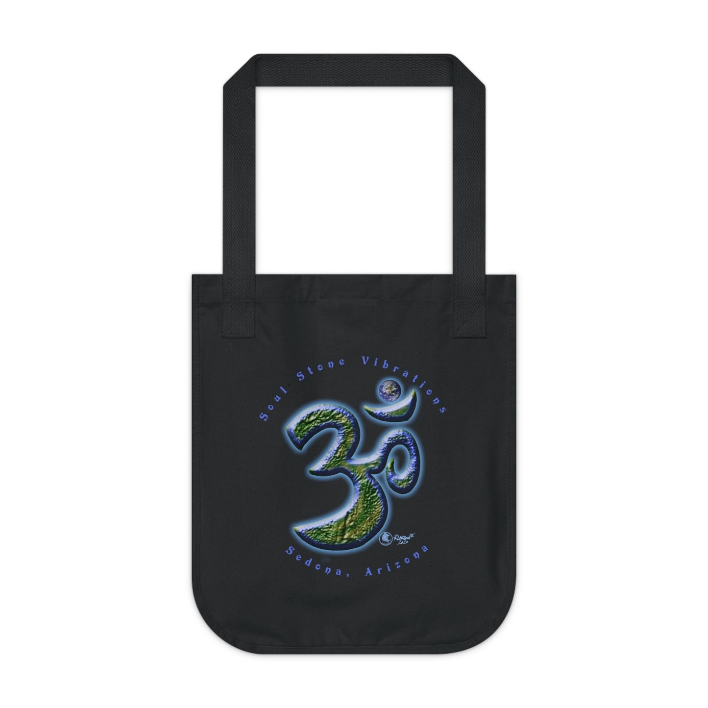 Planetary OM Terra (Earth) Canvas Tote Bag 100% Organic Cotton