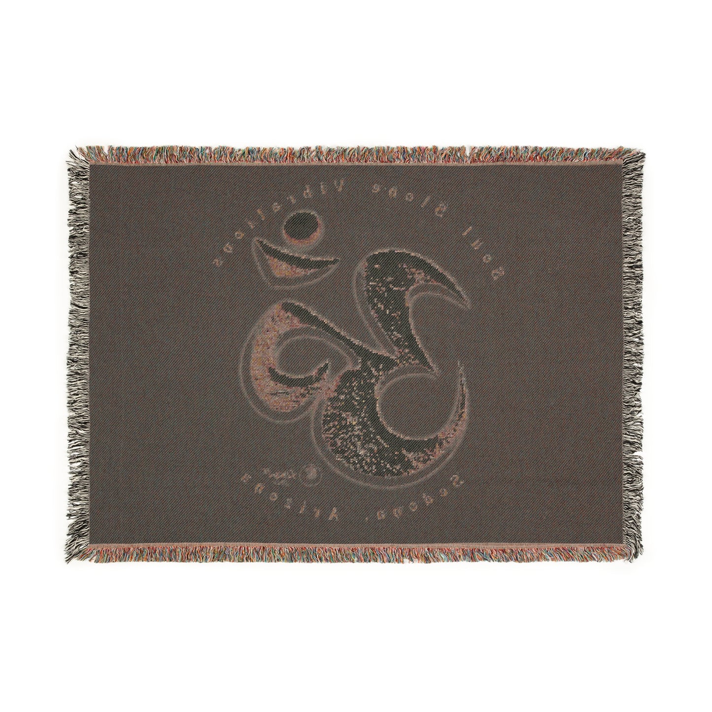 Ouranos Planetary Om Woven Blanket