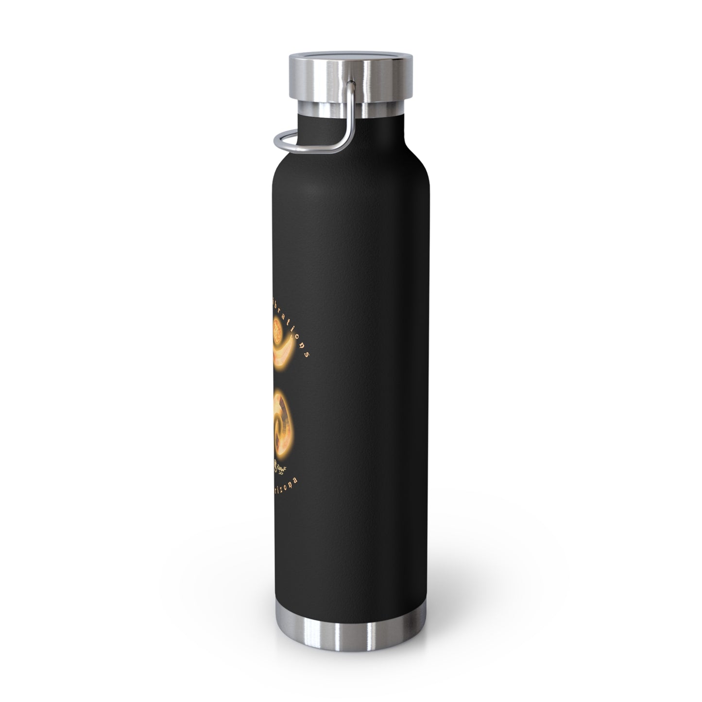 Solar Planetary Om Copper Vacuum Insulated Bottle, 22oz