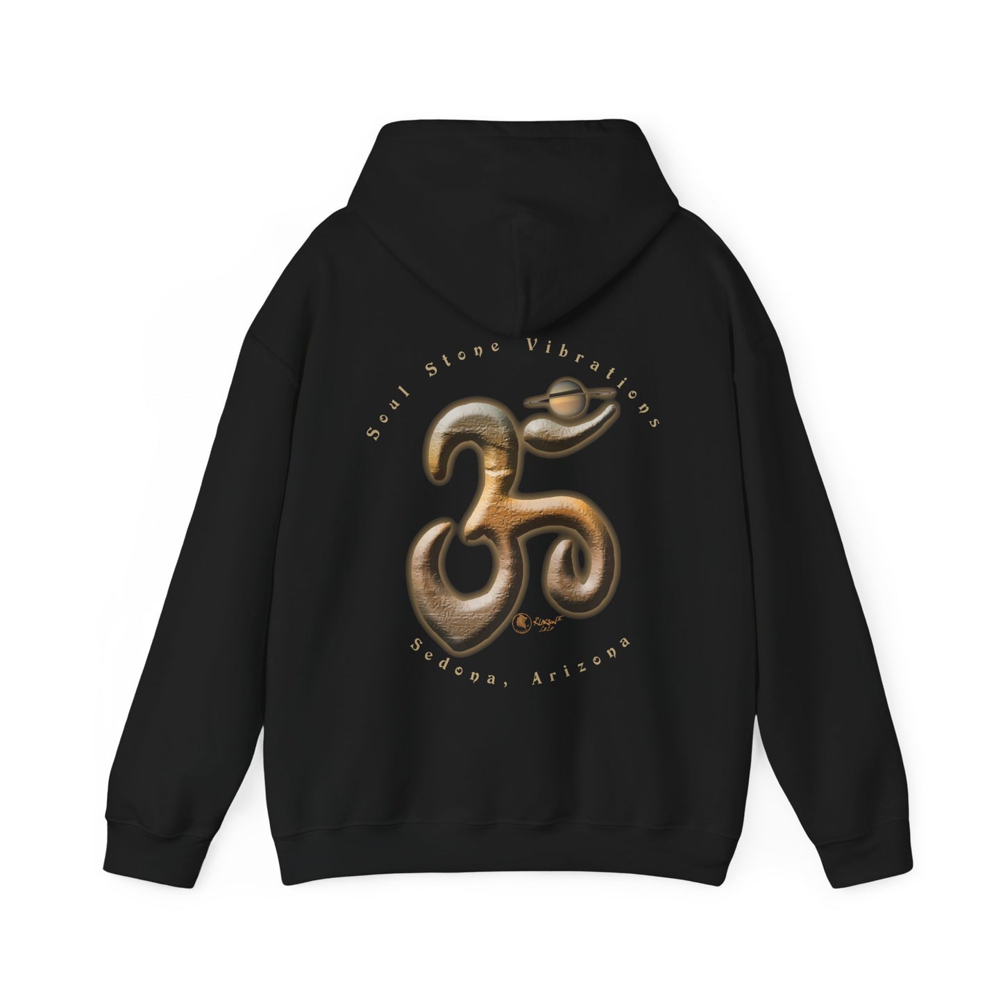 Planetary OM Saturian (Saturn) Unisex Heavy Blend™ Hooded Sweatshirt