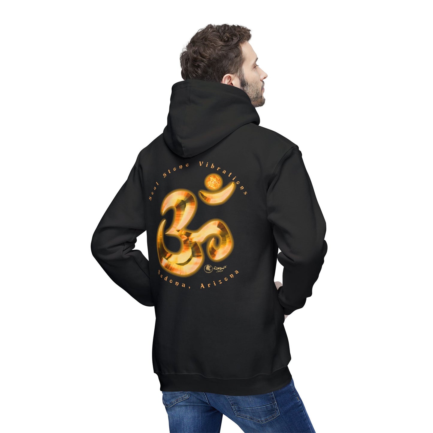 Planetary OM Solar Unisex Hooded Sweatshirt, Made in US