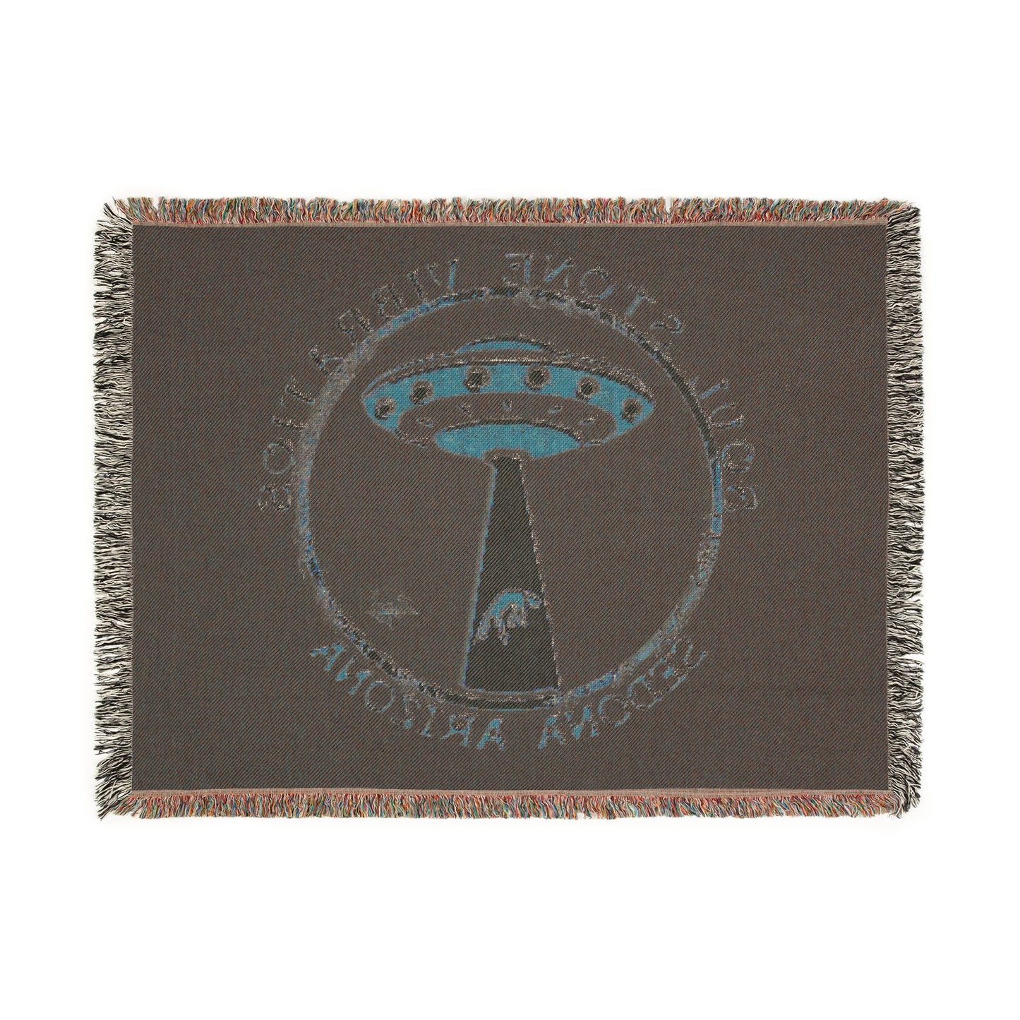 Gold Taken Woven Blanket
