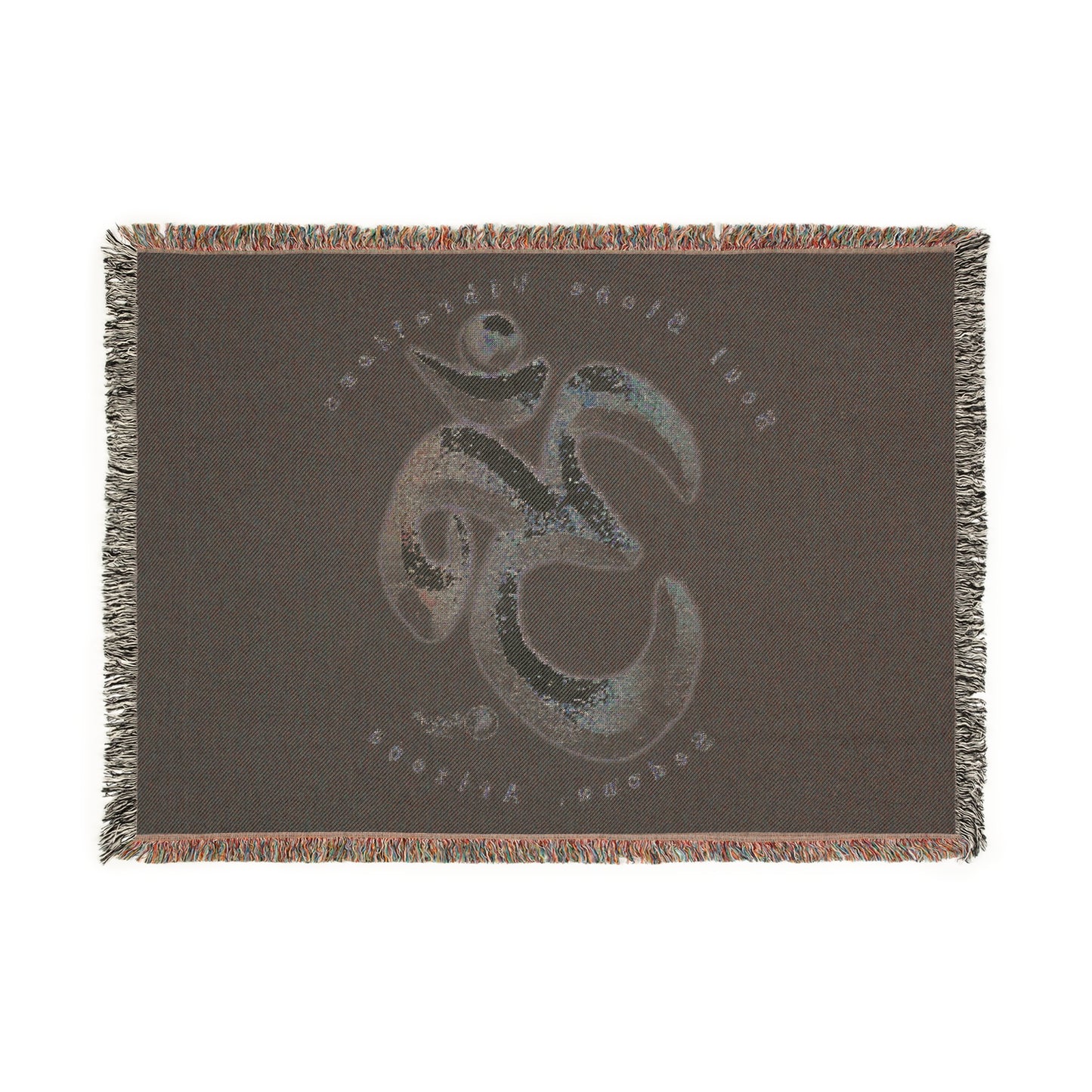 Pluto Planetary Om Woven Blanket