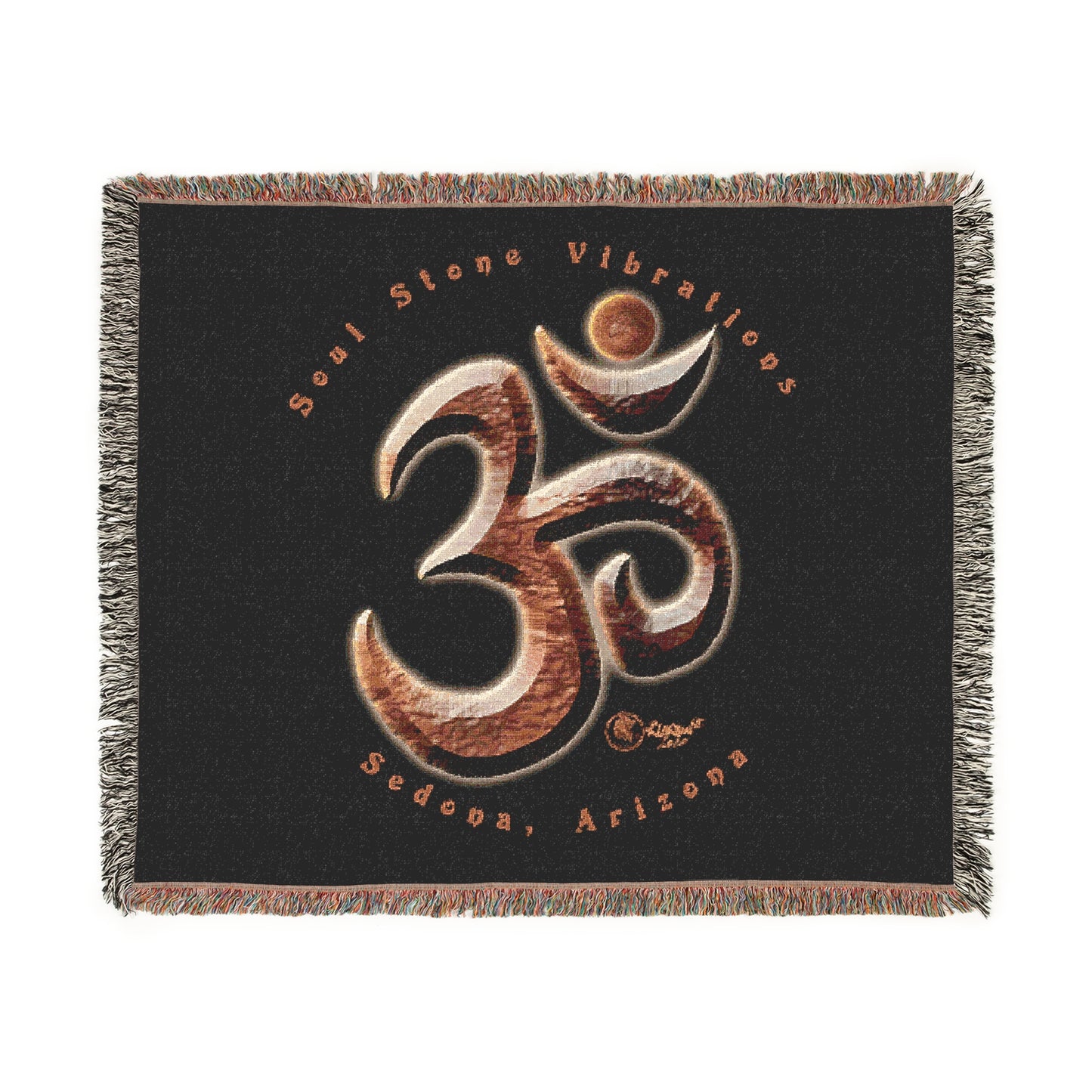 Venus Planetary Om Woven Blanket