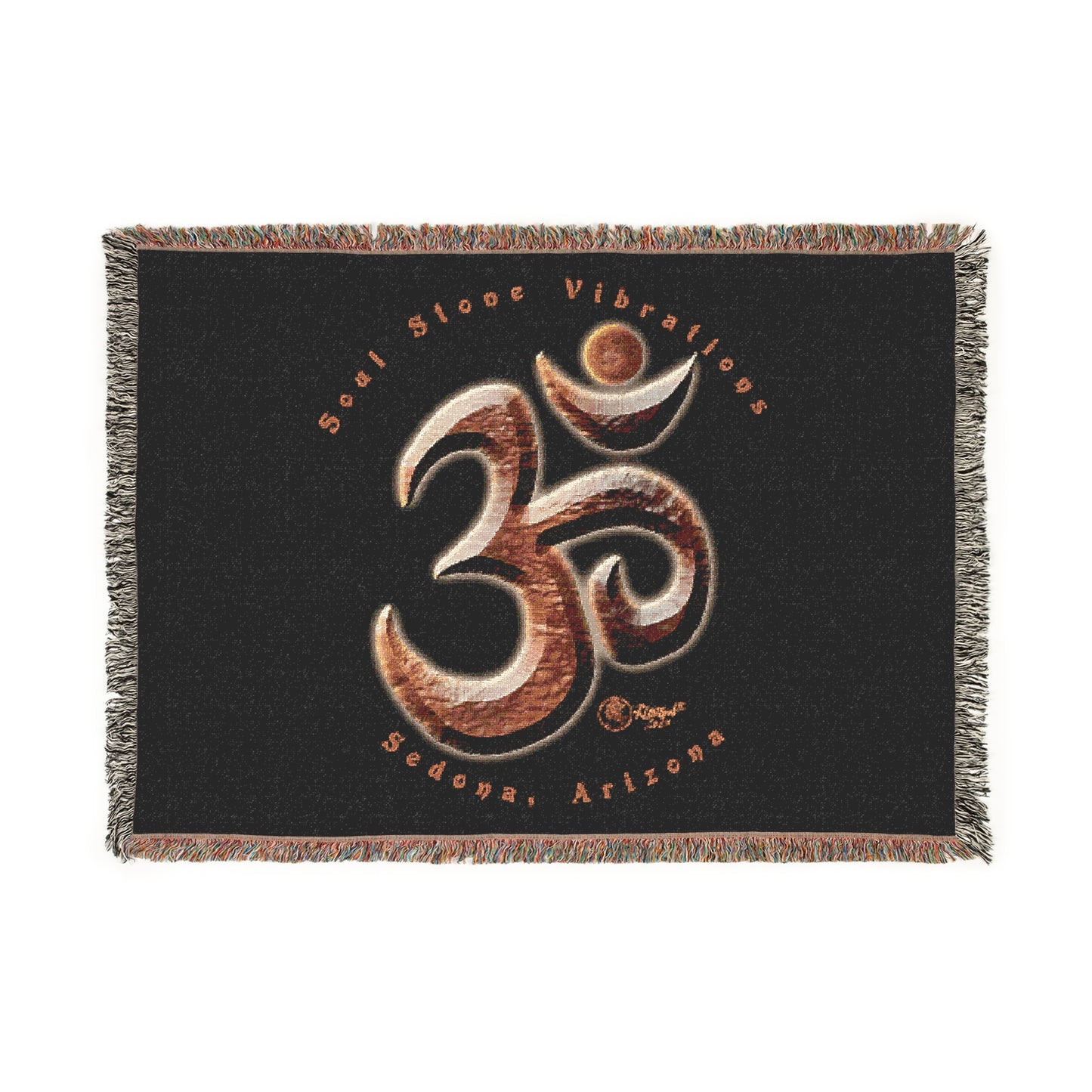 Venus Planetary Om Woven Blanket
