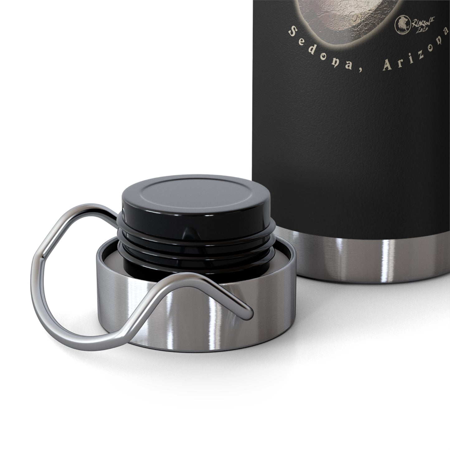 Pluto Planetary Om Copper Vacuum Insulated Bottle, 22oz