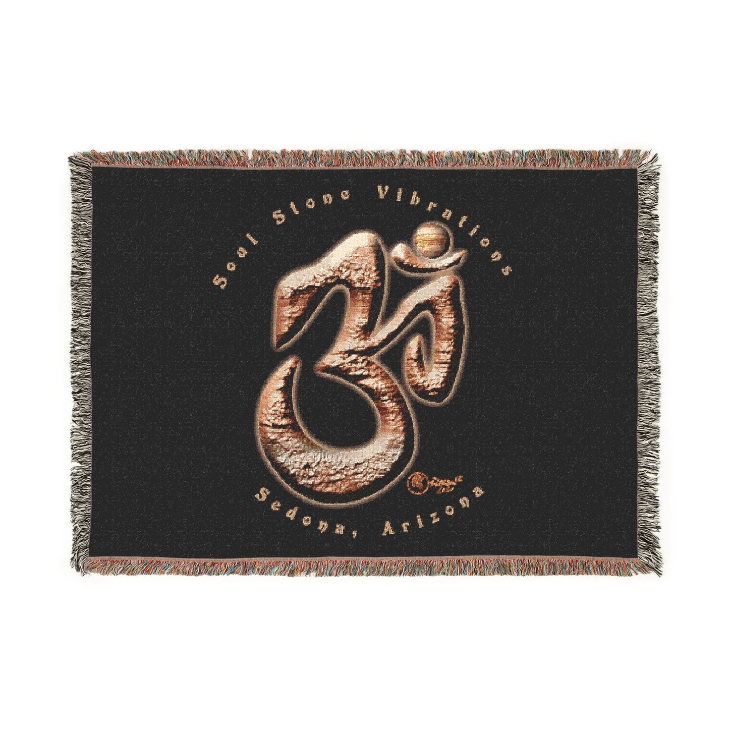 Jupiter Planetary Om Woven Blanket
