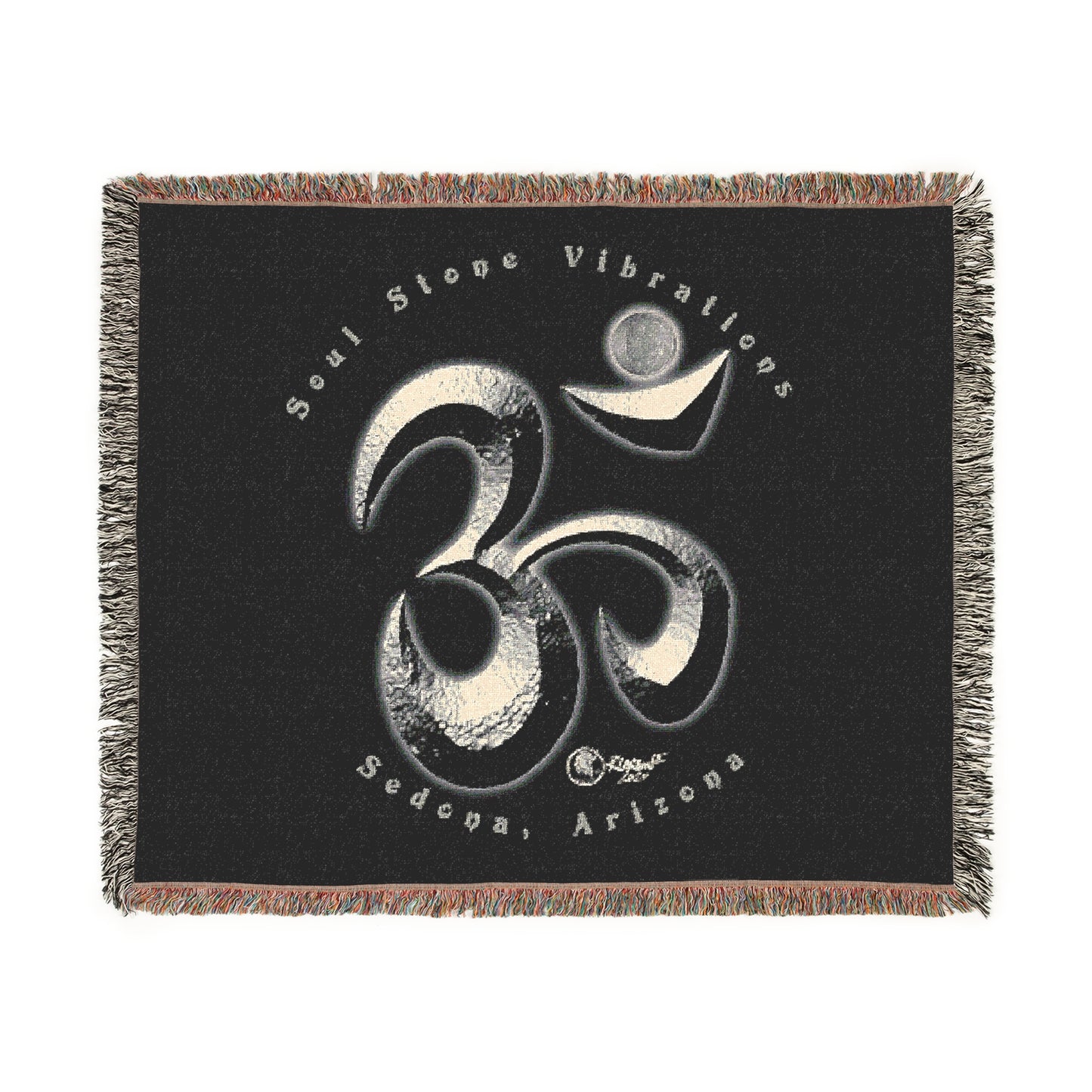 Mercury Planetary Om Woven Blanket