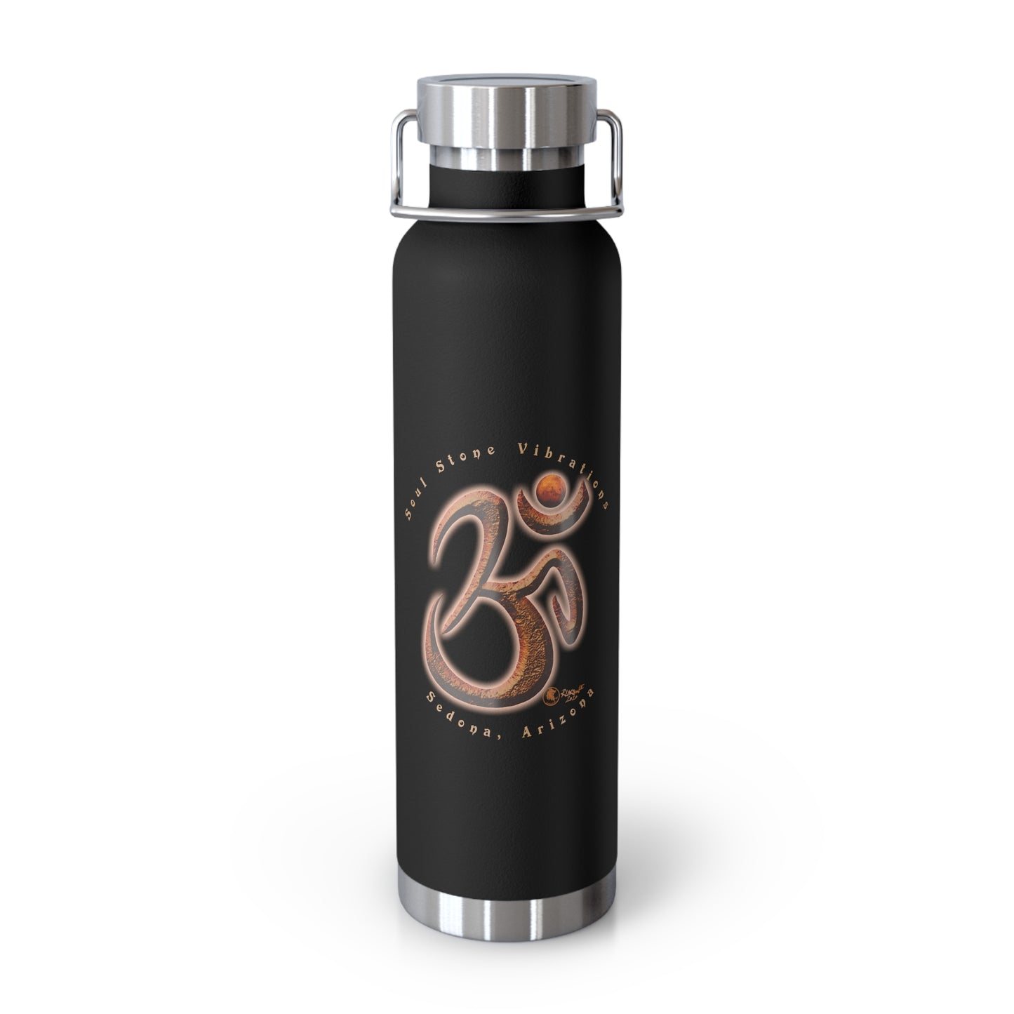 Martian Planetary Om Copper Vacuum Insulated Bottle, 22oz
