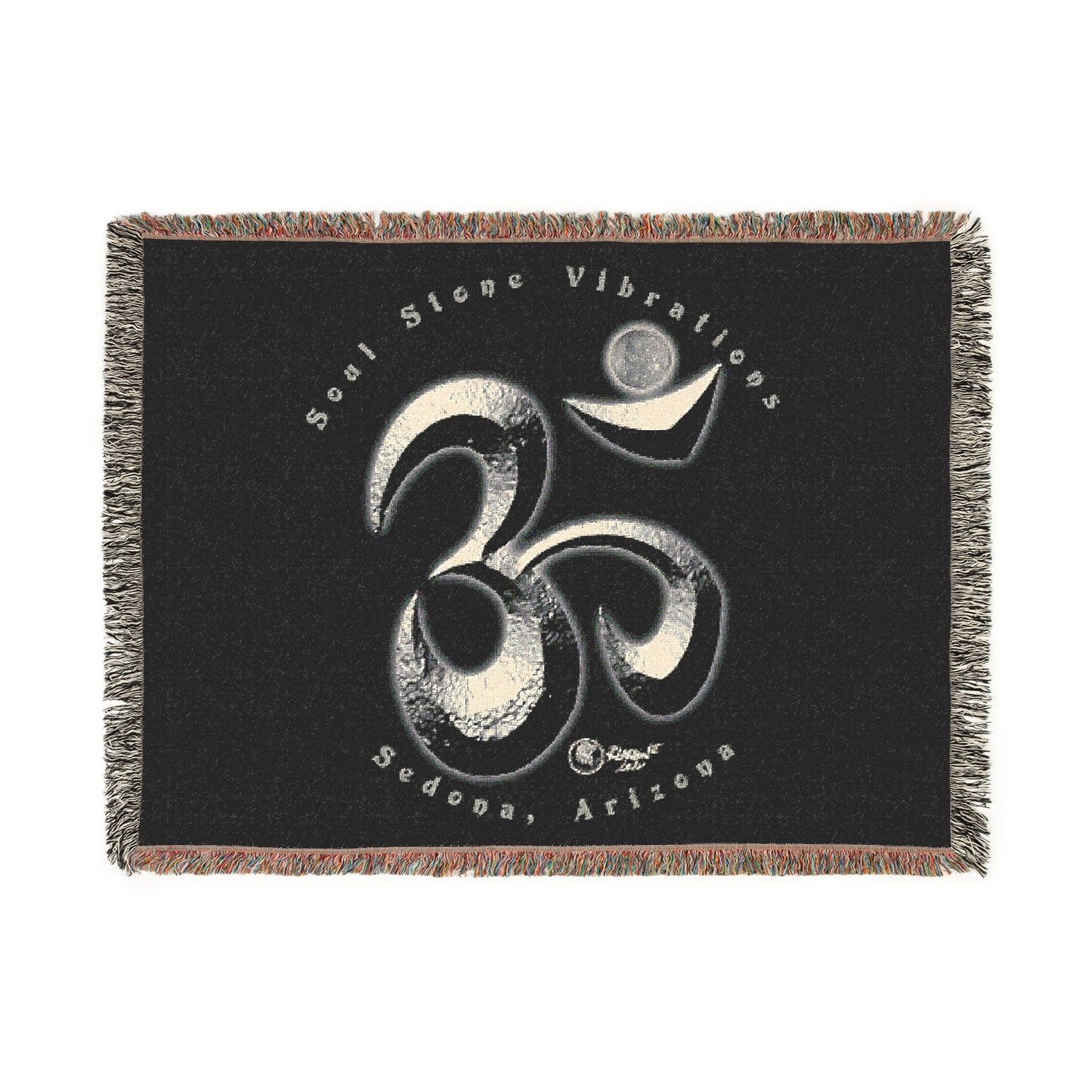 Mercury Planetary Om Woven Blanket