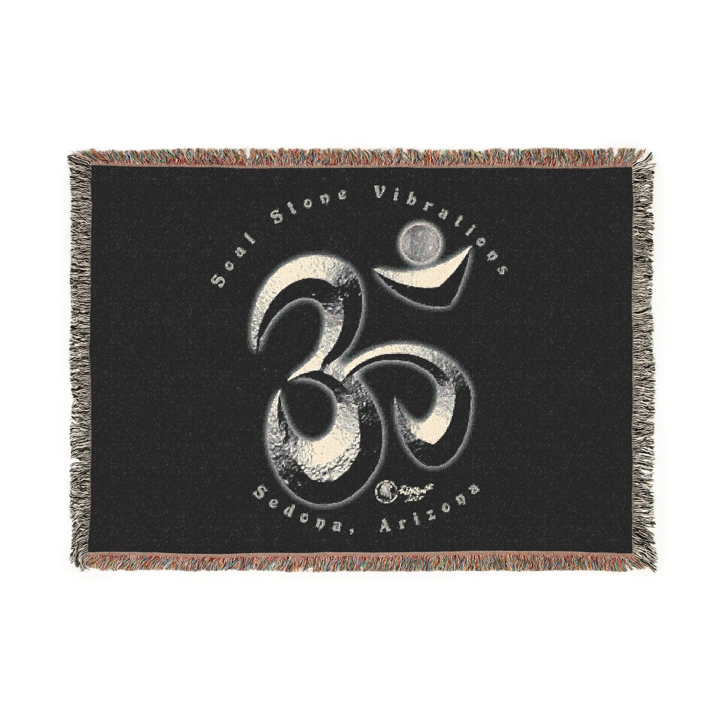 Mercury Planetary Om Woven Blanket