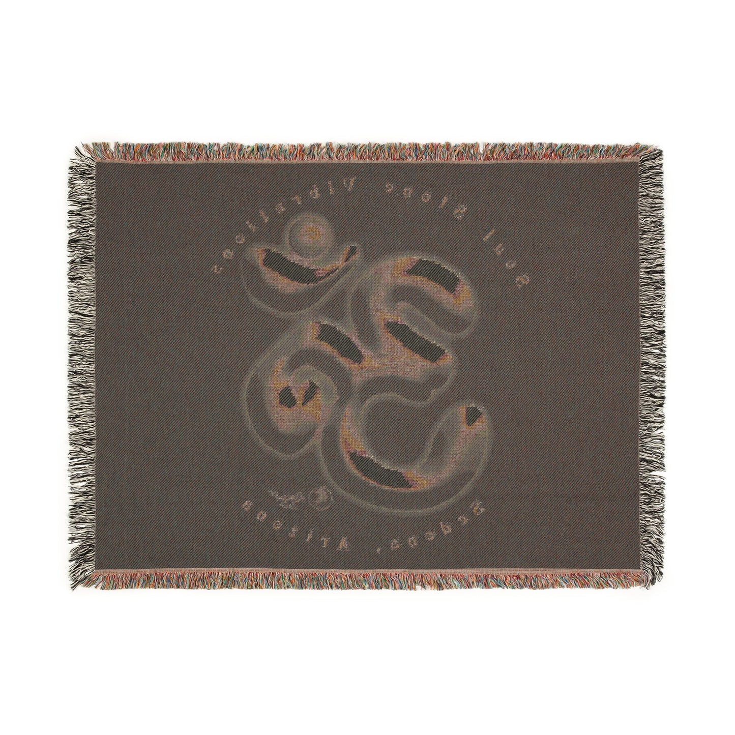 Neptune Planetary Om Woven Blanket