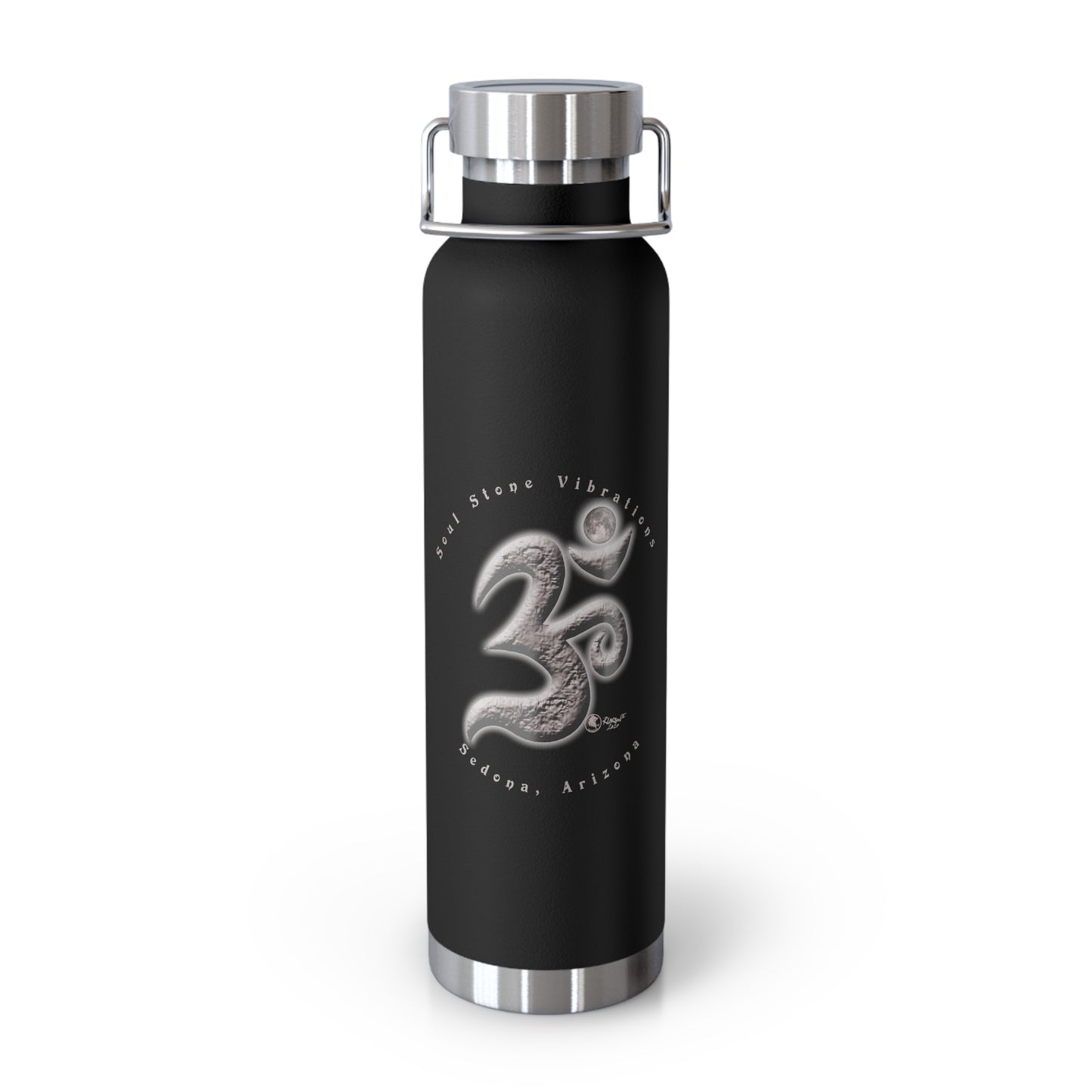 Lunar Planetary Om Copper Vacuum Insulated Bottle, 22oz