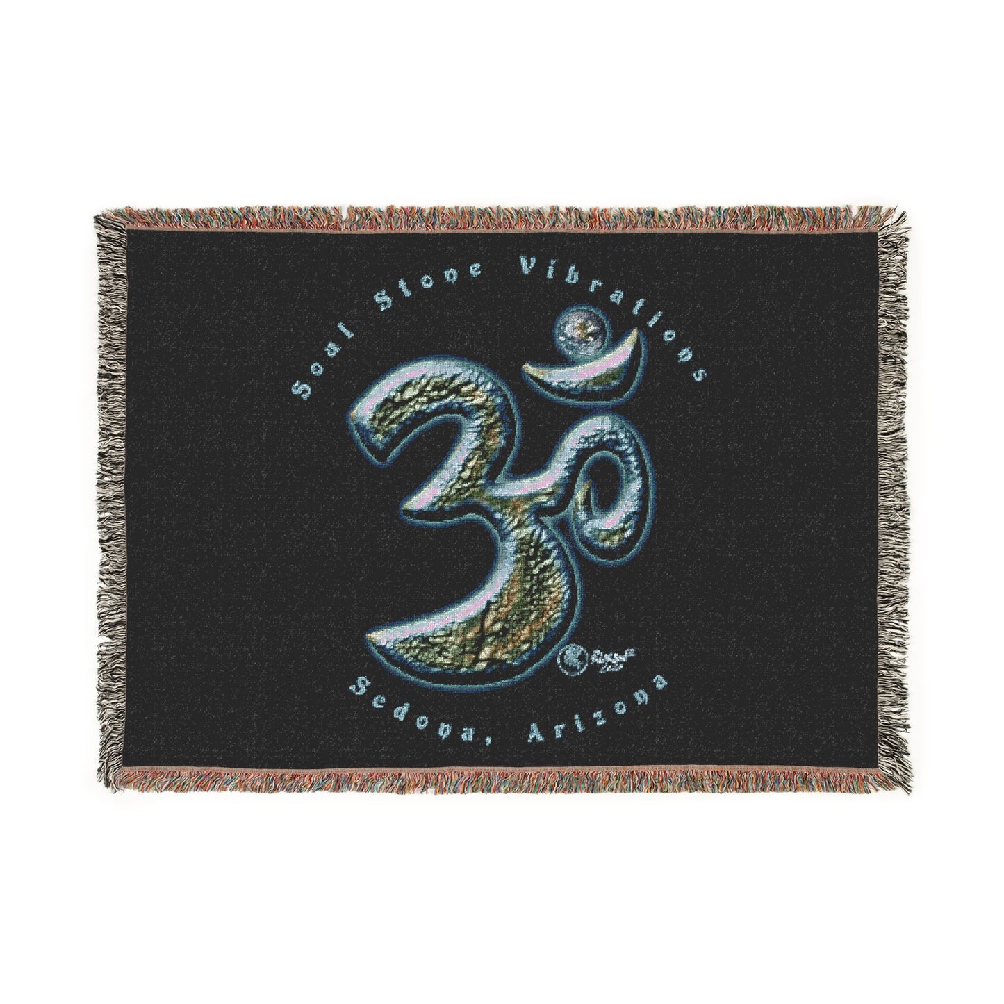 Terra (Earth) Planetary Om Woven Blanket