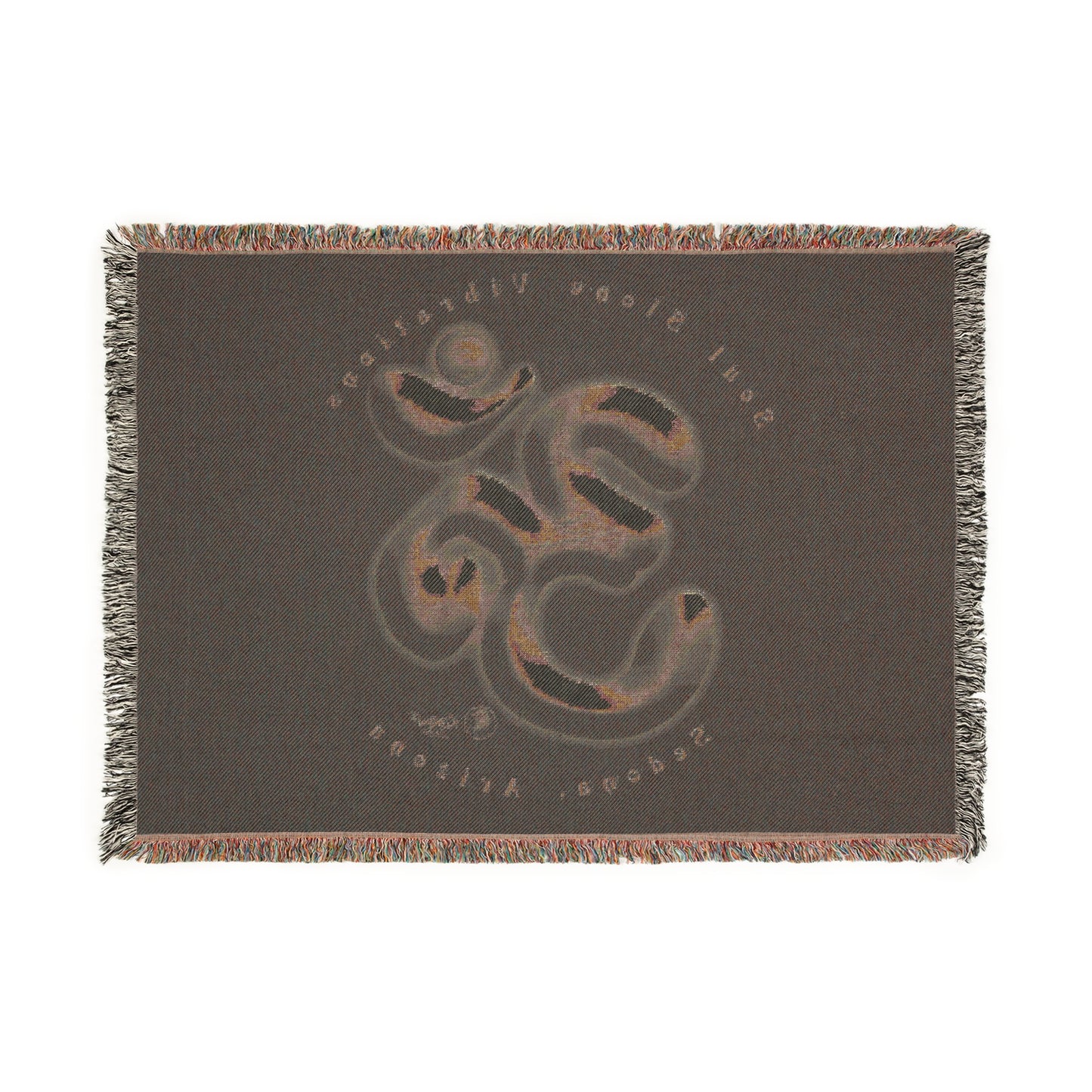 Neptune Planetary Om Woven Blanket