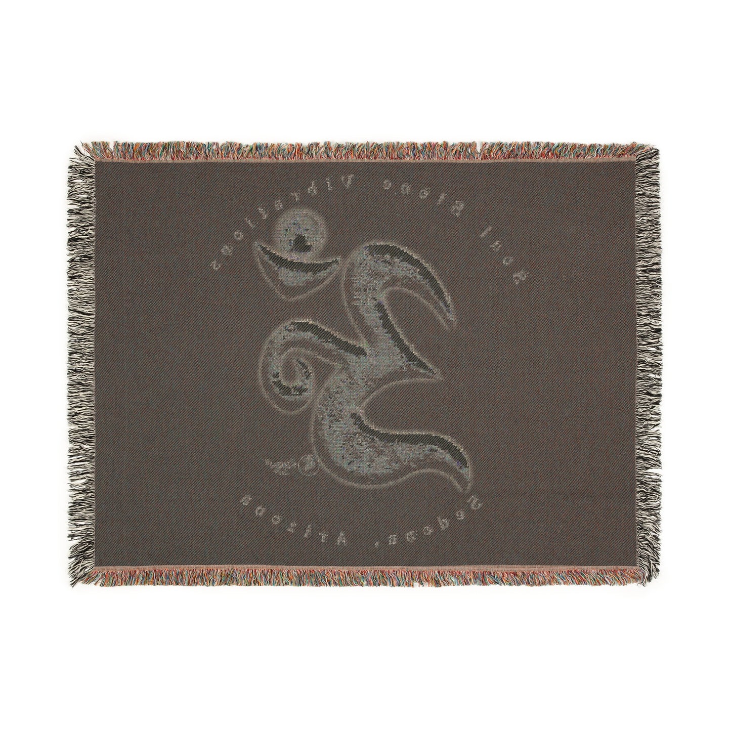 Lunar Planetary Om Woven Blanket