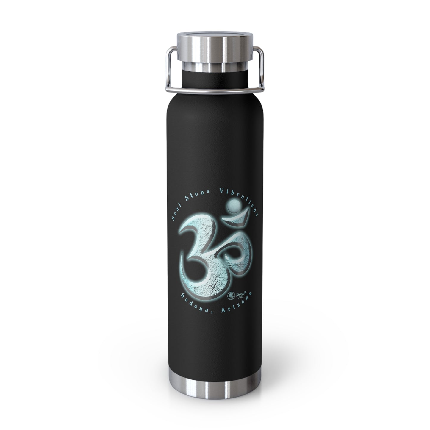 Ouranus Planetary Om Copper Vacuum Insulated Bottle, 22oz