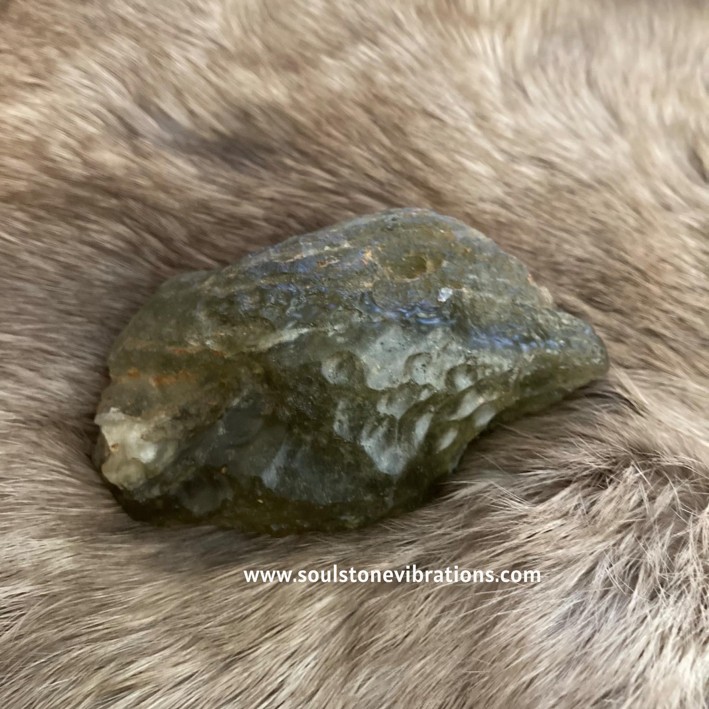 XL Deep Green Libyan Tektite