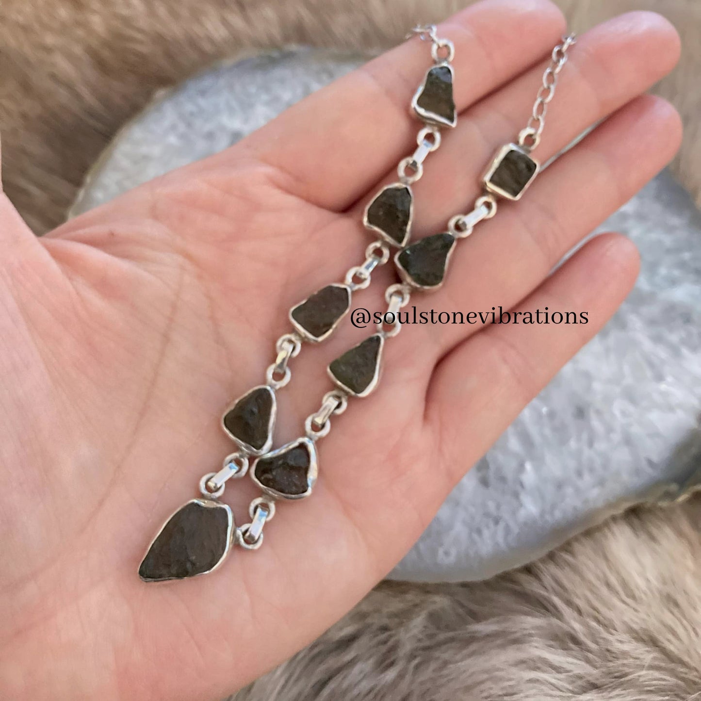 Used (Like New) - Moldavite Necklace