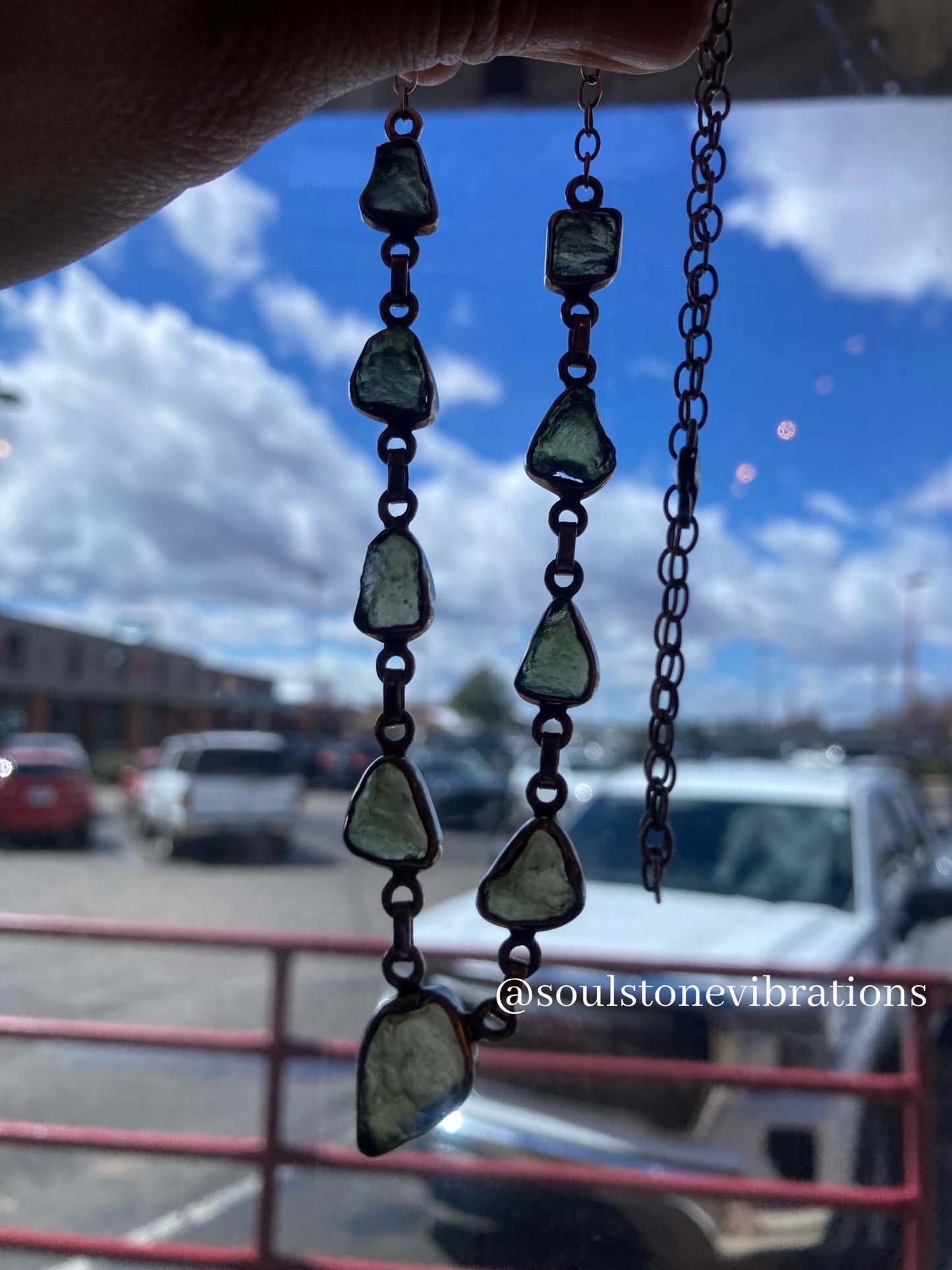 Used (Like New) - Moldavite Necklace