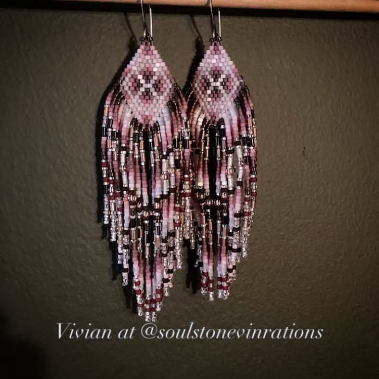 Inter-Dimentional Softness Beaded Earrings