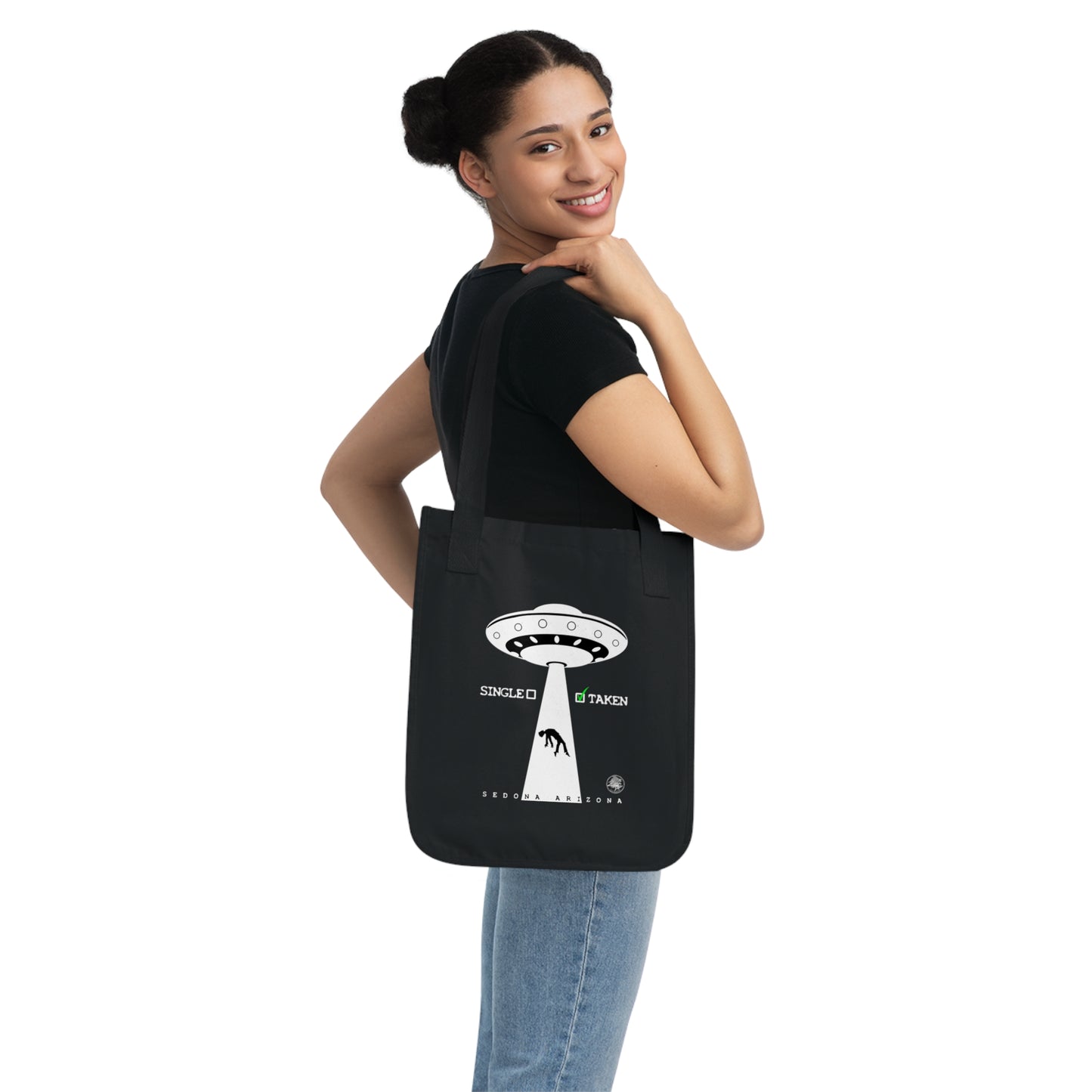 Taken & Gold UFO Canvas Tote Bag 100% Organic Cotton