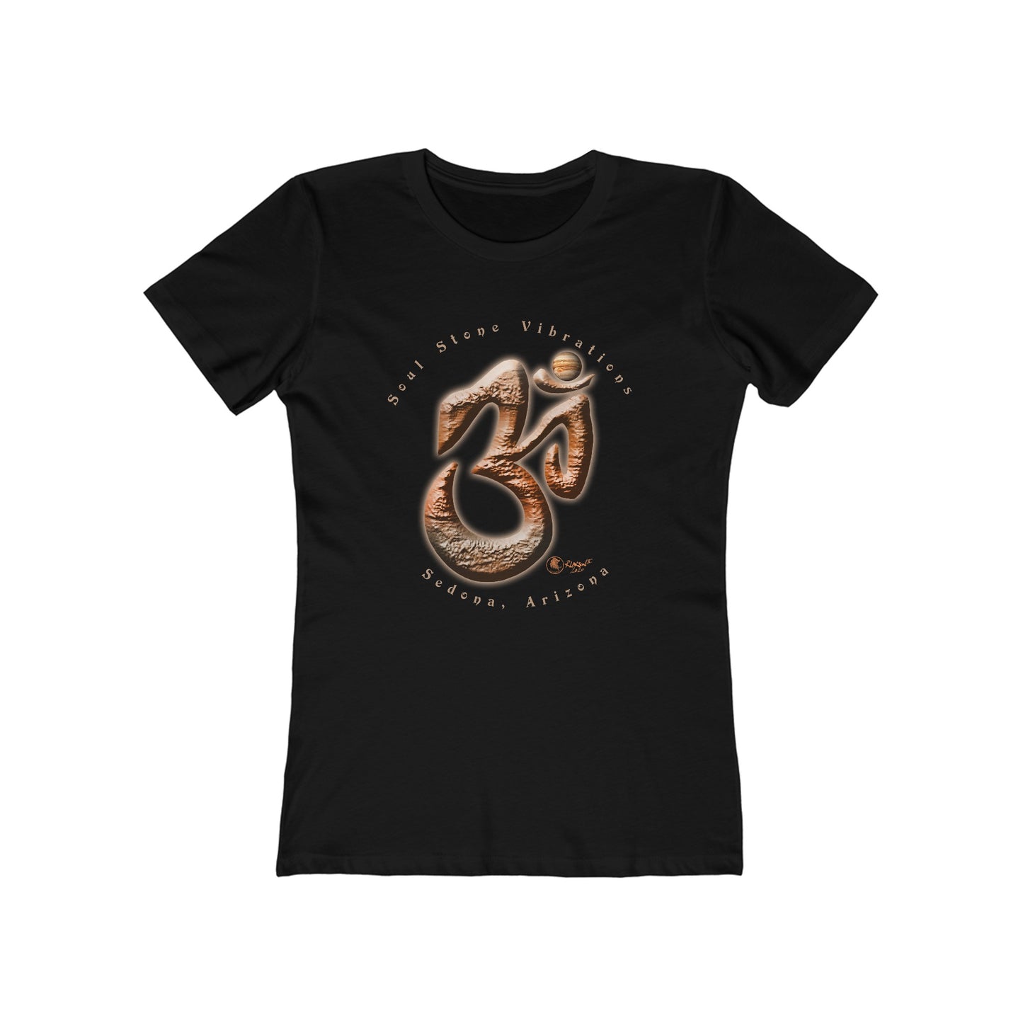 Planetary OM Jovian (Jupiter) The Boyfriend Tee for Women