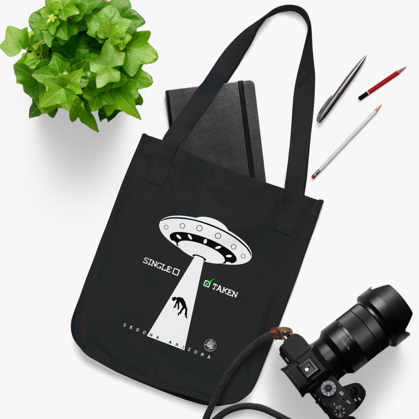 Taken & Gold UFO Canvas Tote Bag 100% Organic Cotton