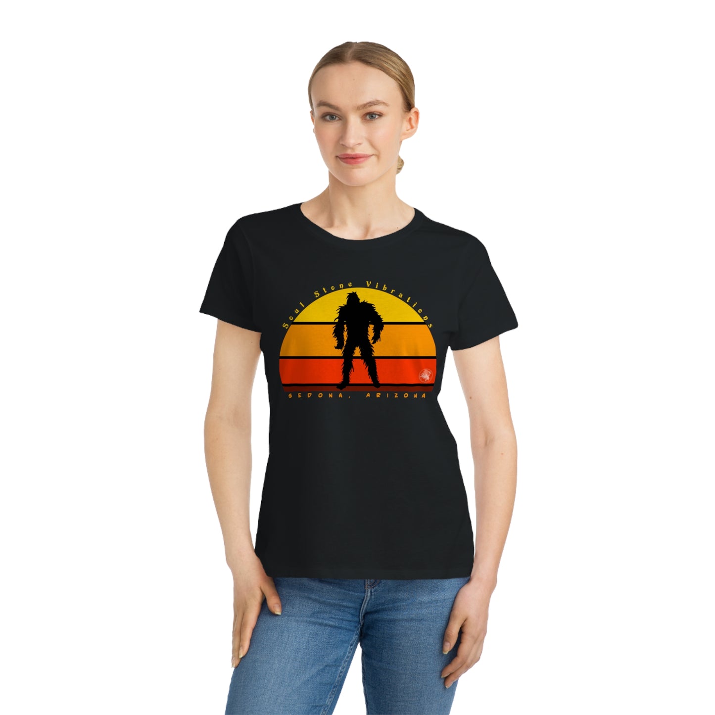 Bigfoot Red Sunset Organic Women's Classic T-Shirt