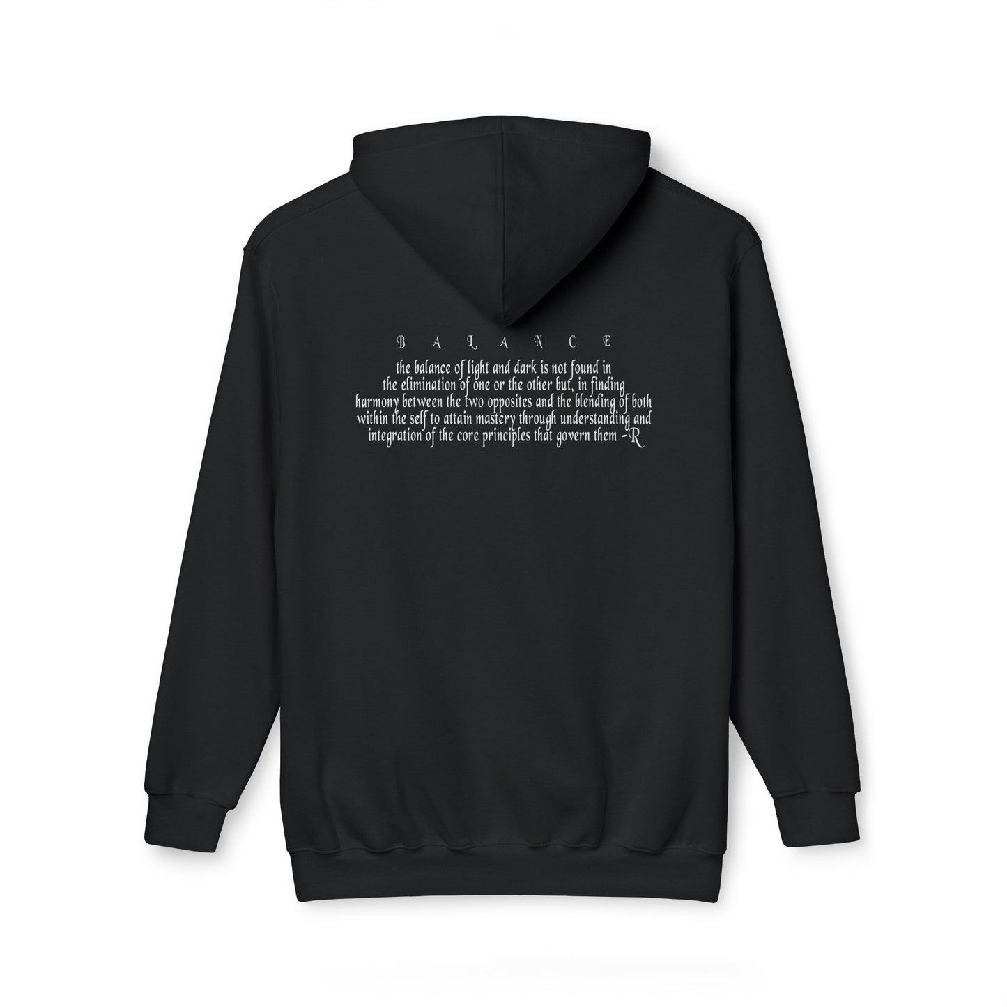 Balance Unisex Hooded Sweatshirt, Made in US