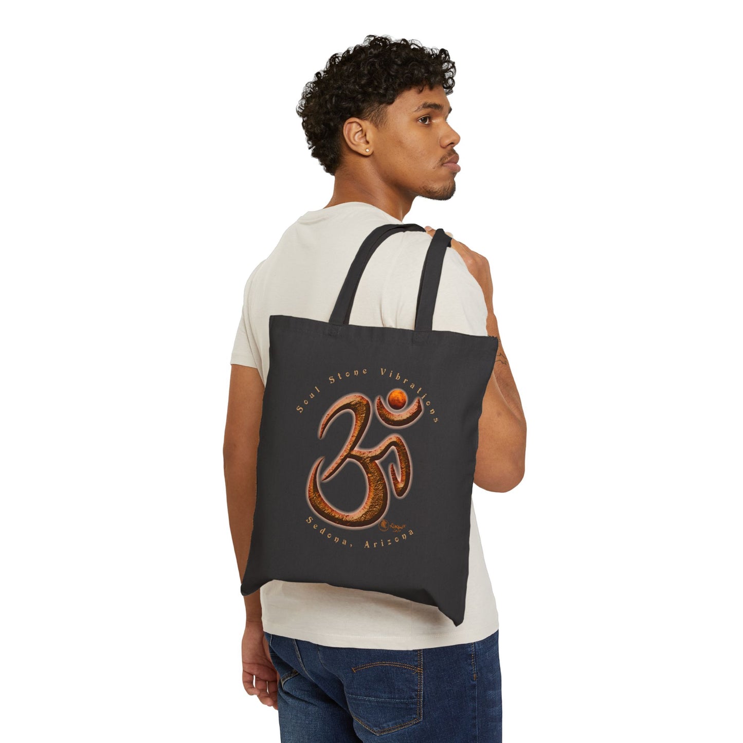 Planetary OM Martian Cotton Canvas Tote Bag