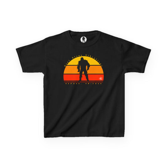 Bigfoot Red Sunset Kids Heavy Cotton™ Tee